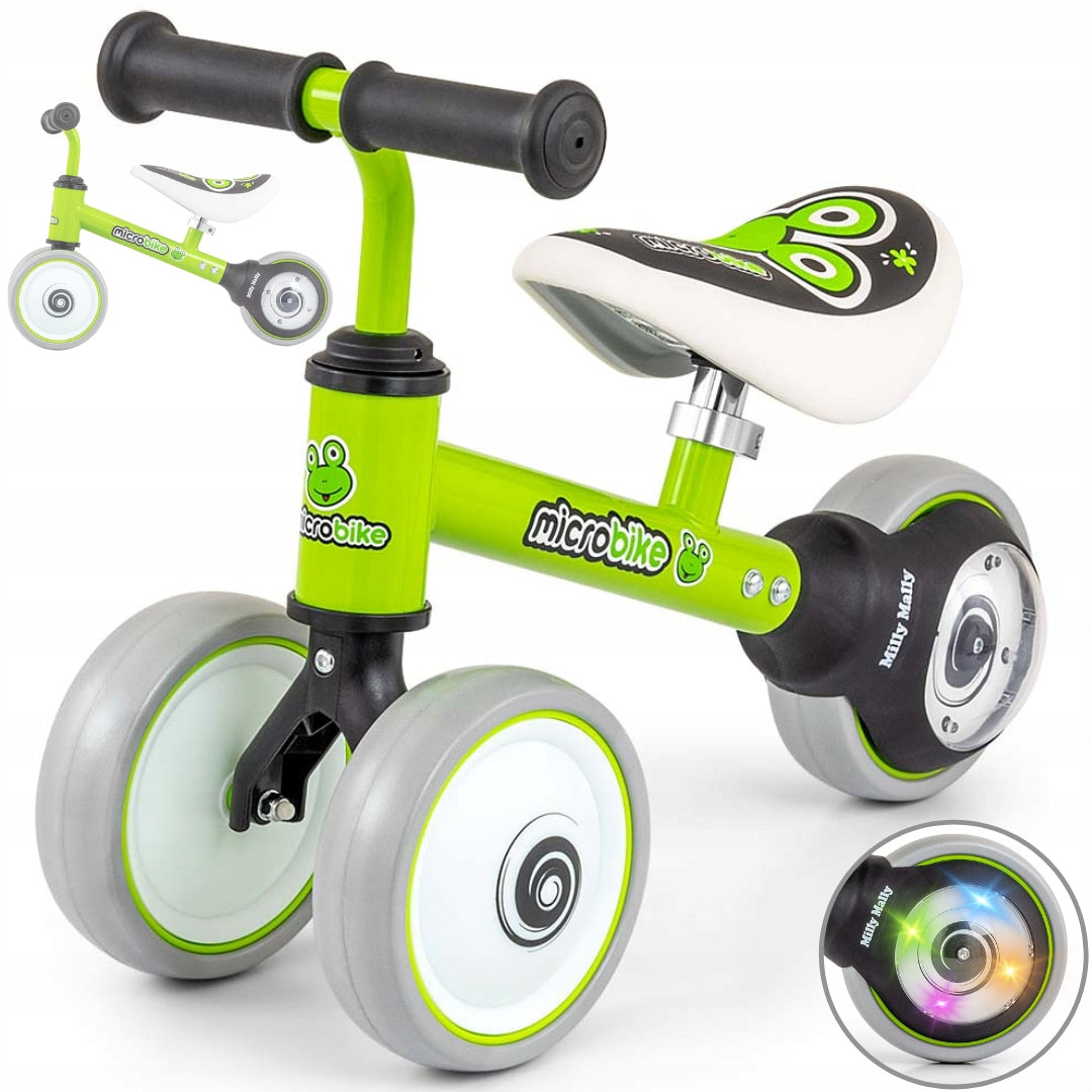 Children's balance bike tricycle Micro Plus Frog Milly Mally