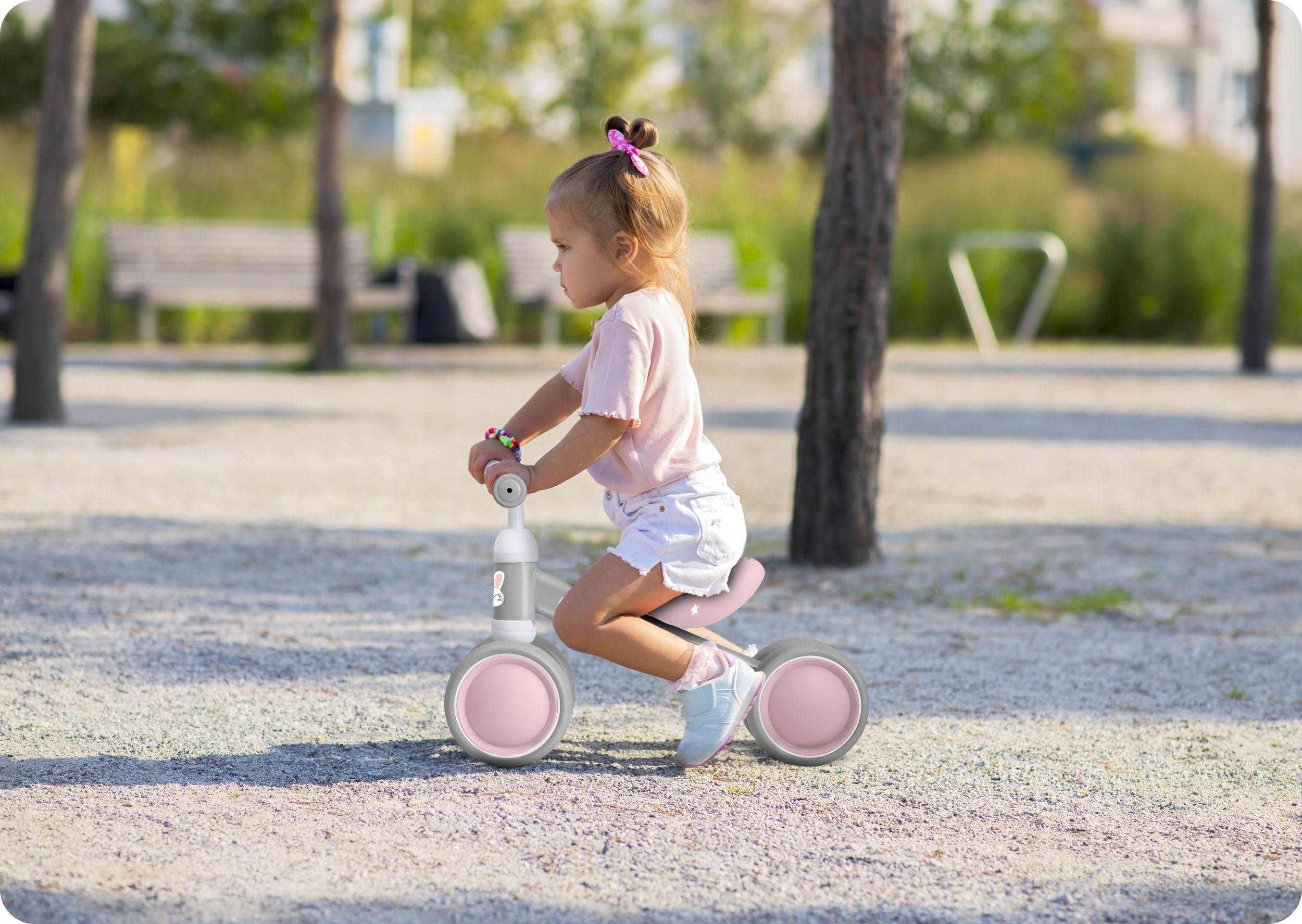 Children's balance bike tricycle light RABBIT Ricokids 12m+ Height 80–110 cm