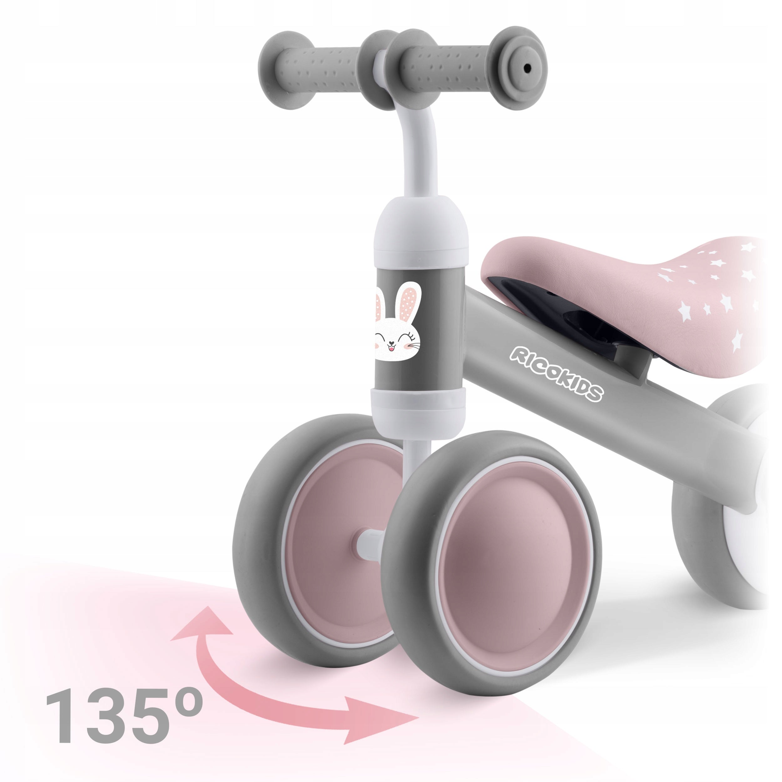 Children's balance bike tricycle light RABBIT Ricokids 12m+ Manufacturer code 760602