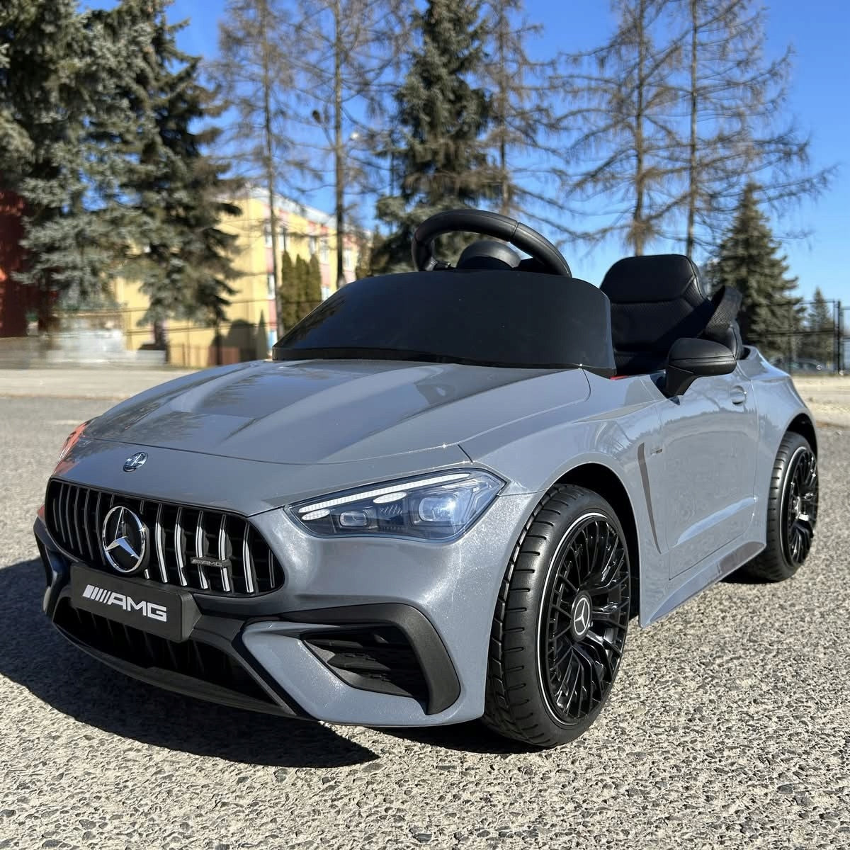 Children's battery car Mercedes CLE53 4x4 EVA Faux Leather LEDs Boards Brand Mercedes