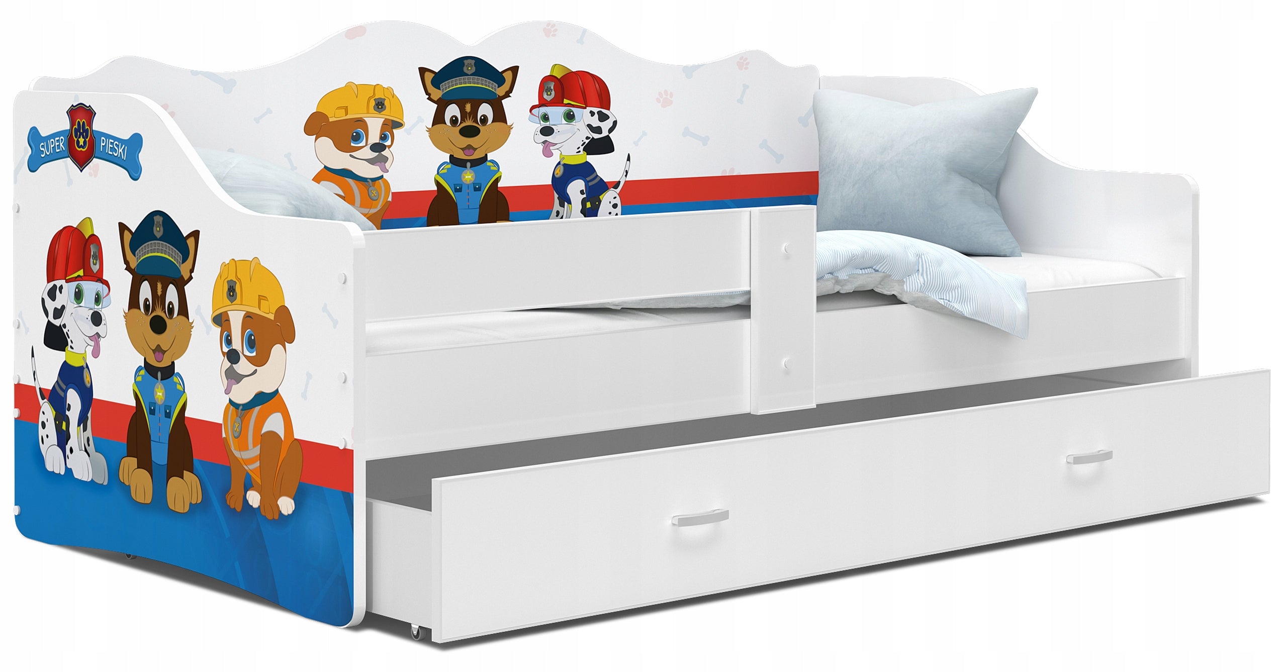 Children's bed 160x80 drawer + mattress NELI