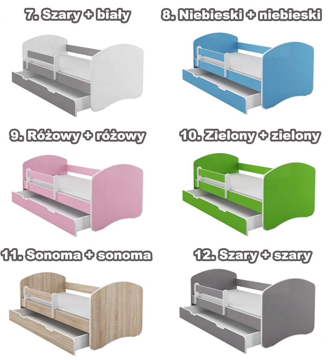 Children's bed 180x80 drawer mattress ACMA II Manufacturer code ACMAII-180DW