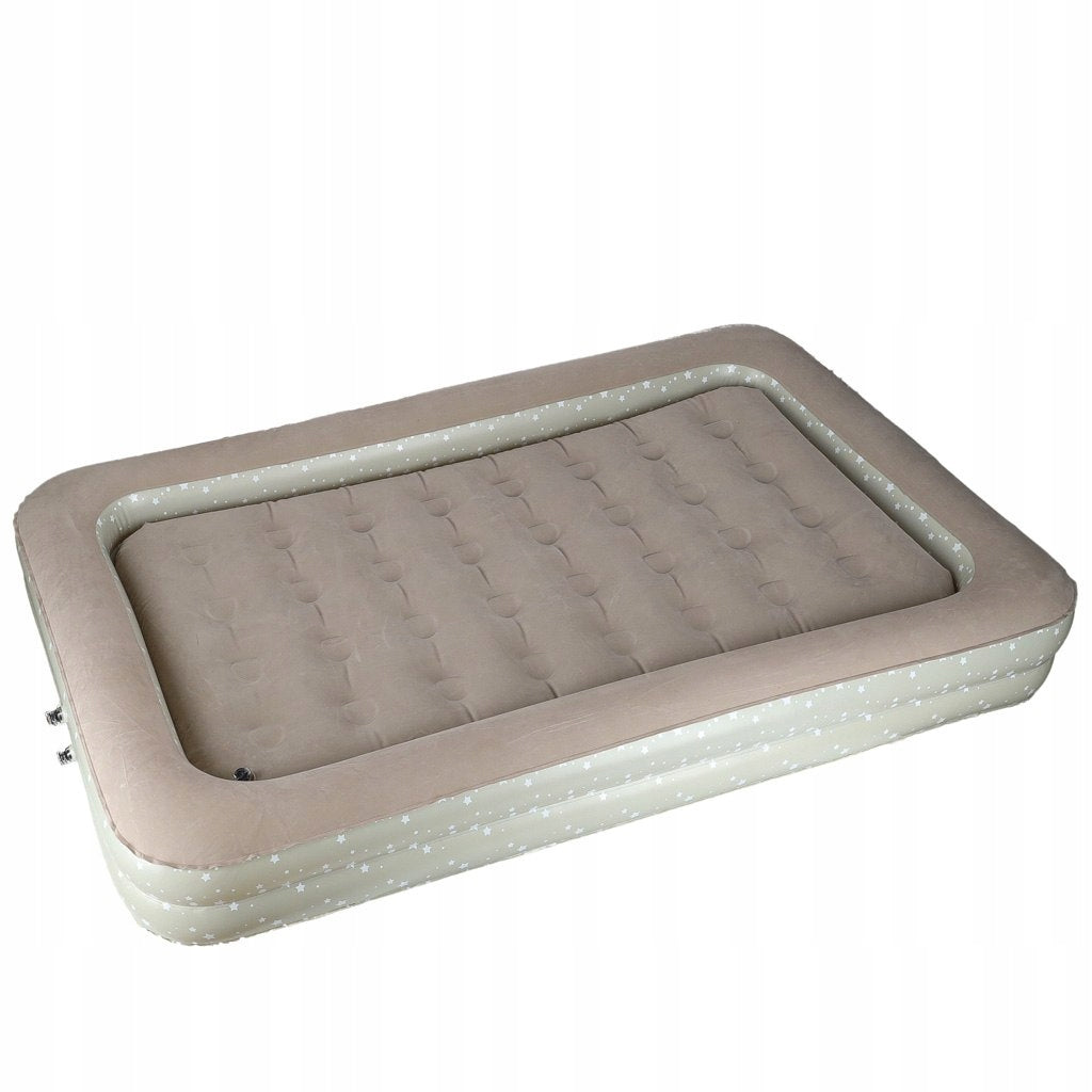 Children's bed mattress inflatable sleeping tourist pump 140cm x 90cm Brand Ikonka