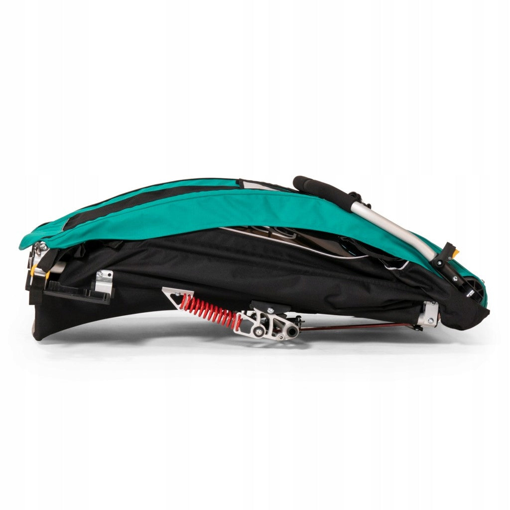 Children's bicycle trailer Burley ENCORE X turquoise 2 seater Manufacturer code BU-937101