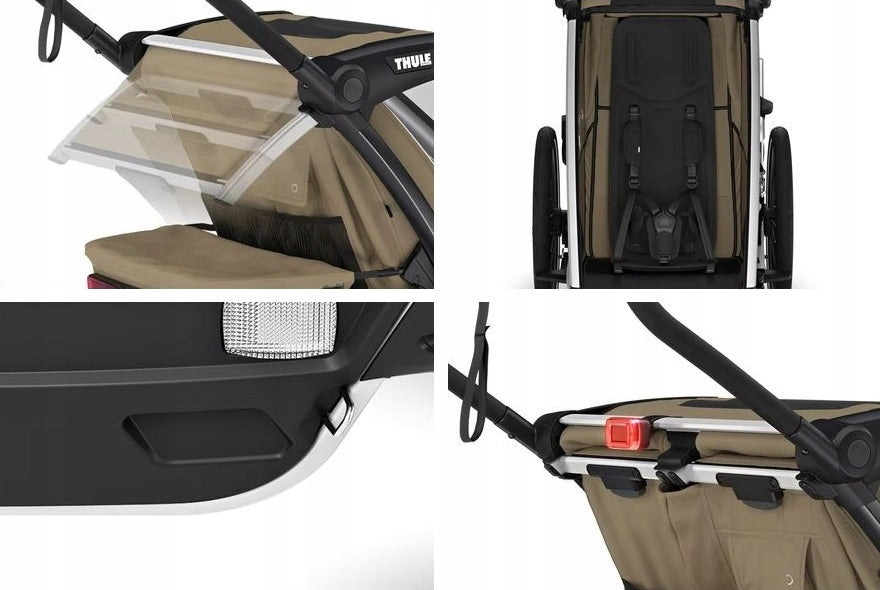Children's bicycle trailer THULE CHARIOT CROSS 2 Single Dark Slate Brand Thule