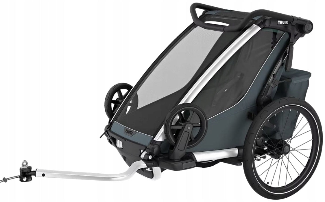 Children's bicycle trailer THULE CHARIOT CROSS 2 Single Dark Slate Maximum load 34 kg