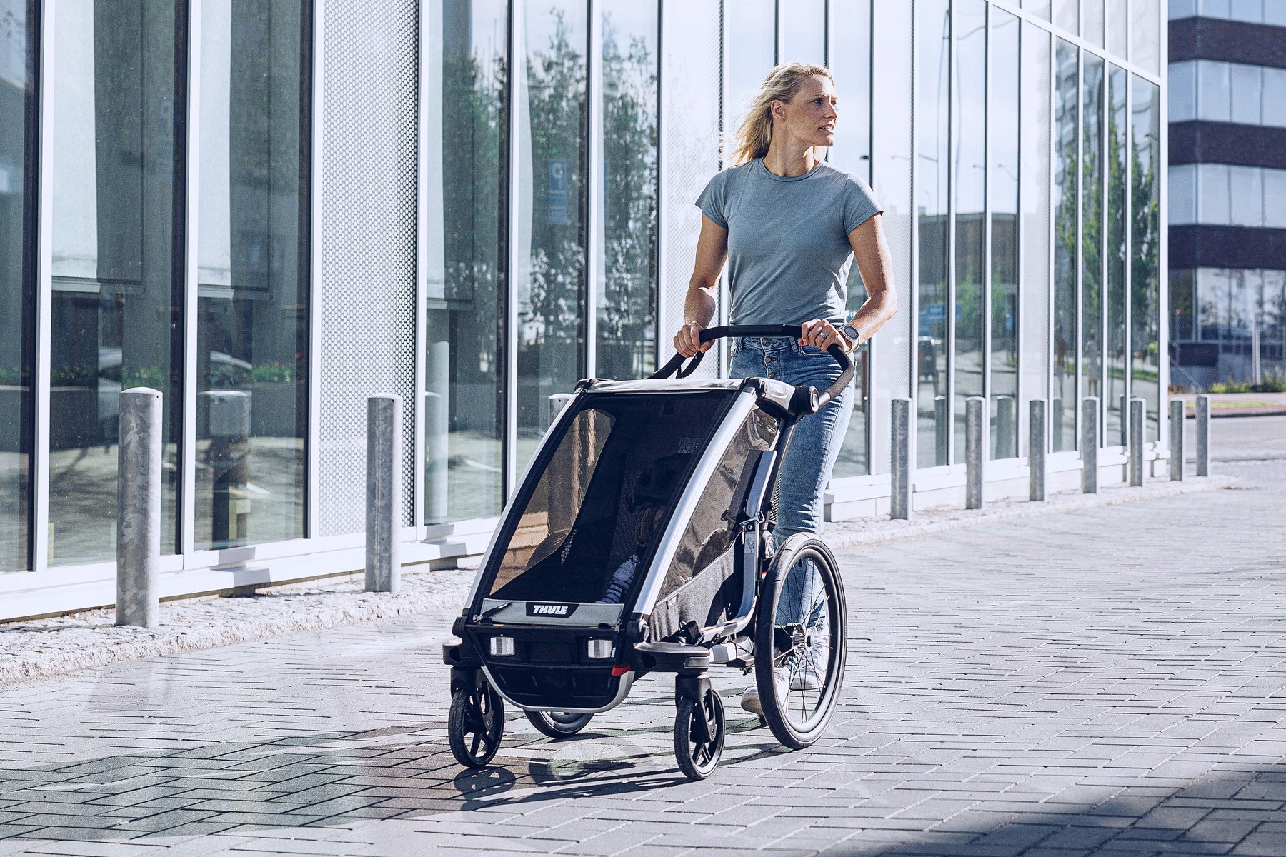 Children's bicycle trailer Thule Chariot Lite 1 Model Chariot Lite1 Agave
