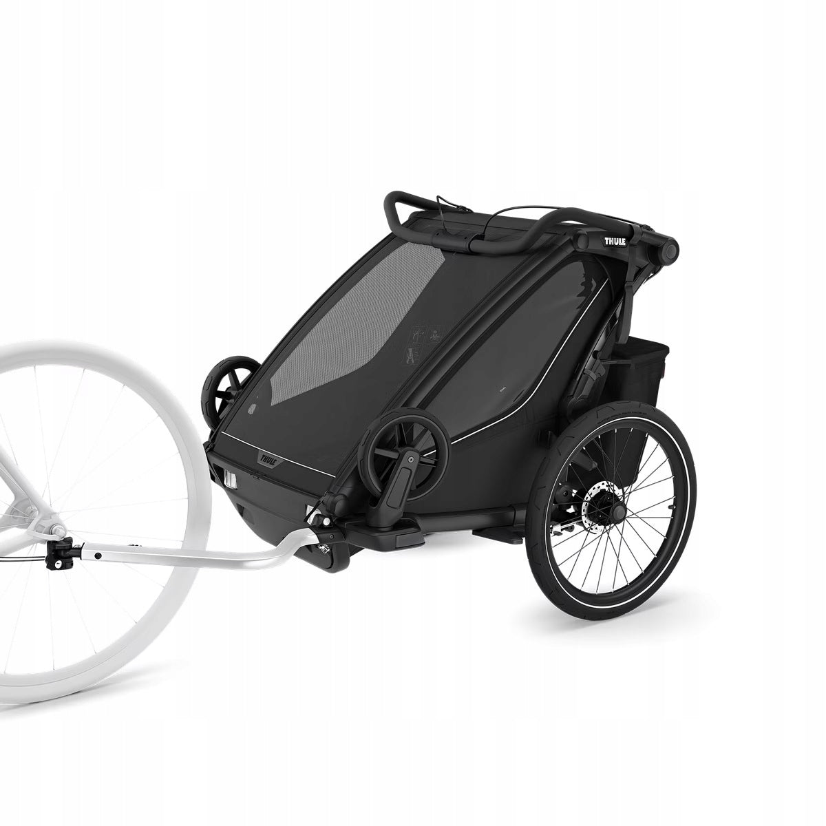 Children's bicycle trailer Thule Chariot Sport 2 double Black 10201031 Manufacturer code 10201023