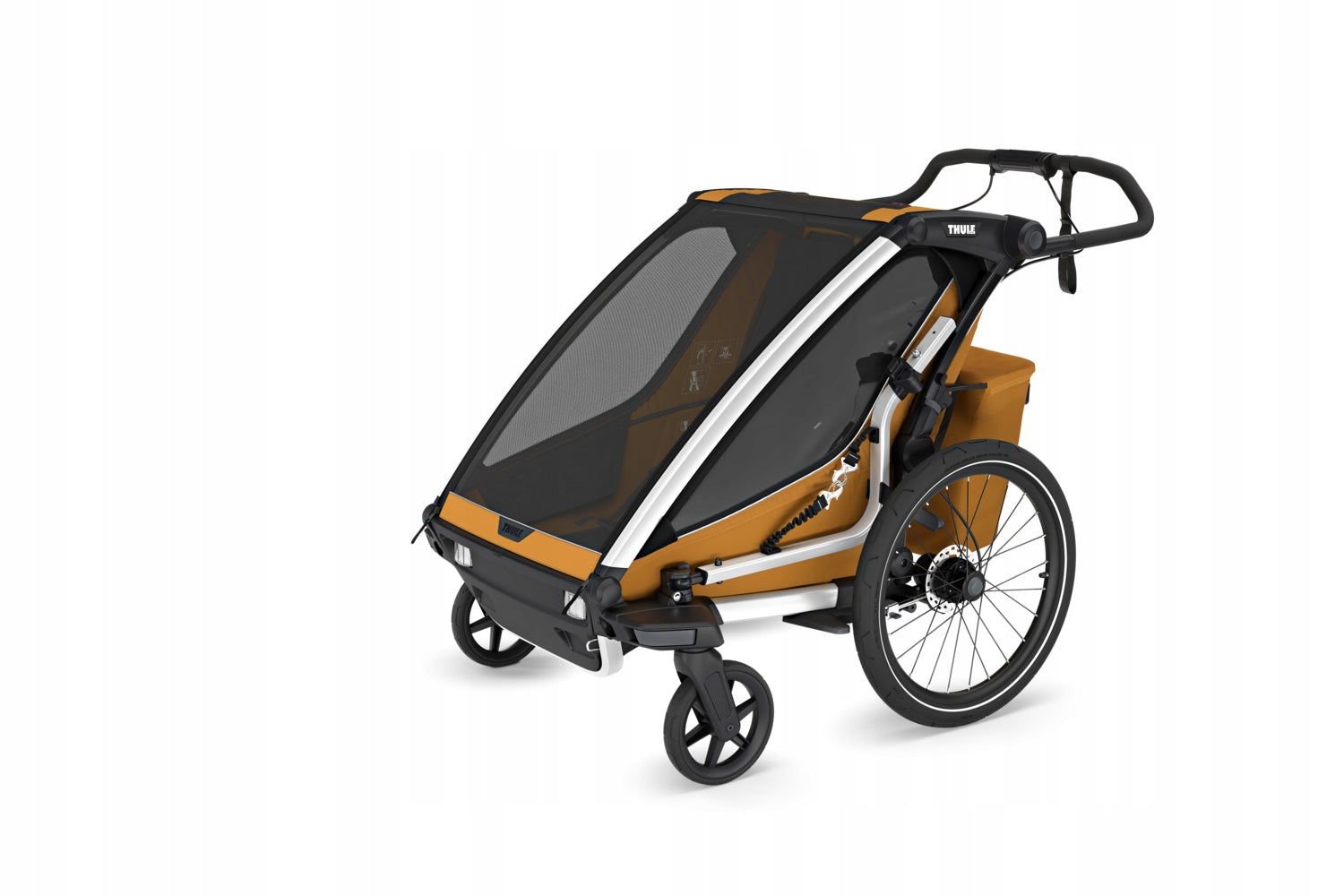 Children's bicycle trailer Thule Chariot Sport 2 double Gold Model Chariot Sport 2 Double 2024