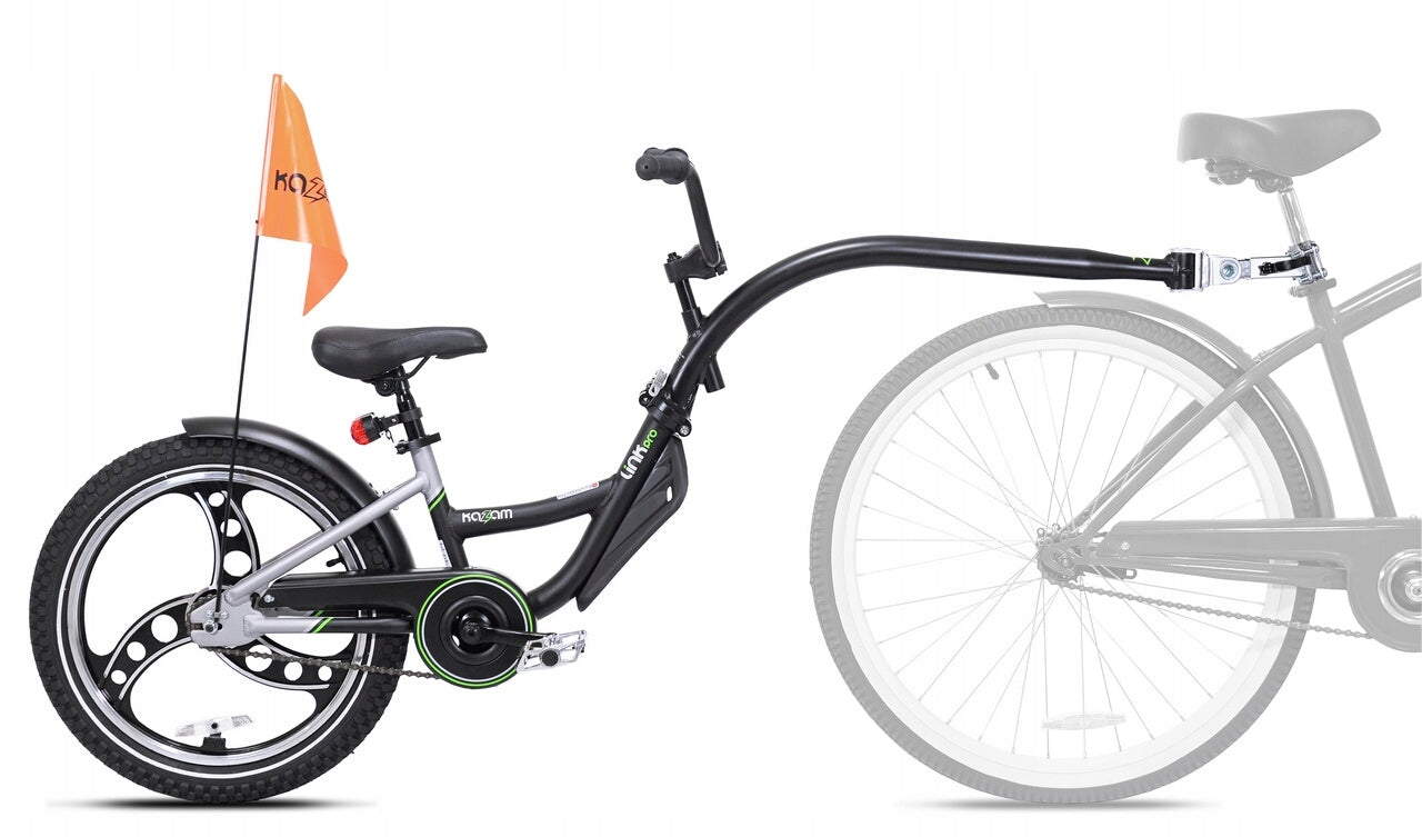 Children's bicycle trailer WeeRide Kazam hol trailer trolley aluminium
