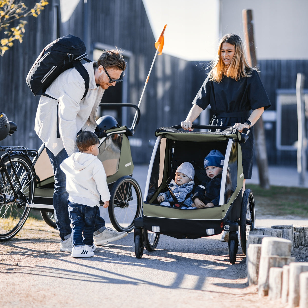 Children's bicycle trailer transport trolley Thule Courier 10102002 Maximum load 44 kg
