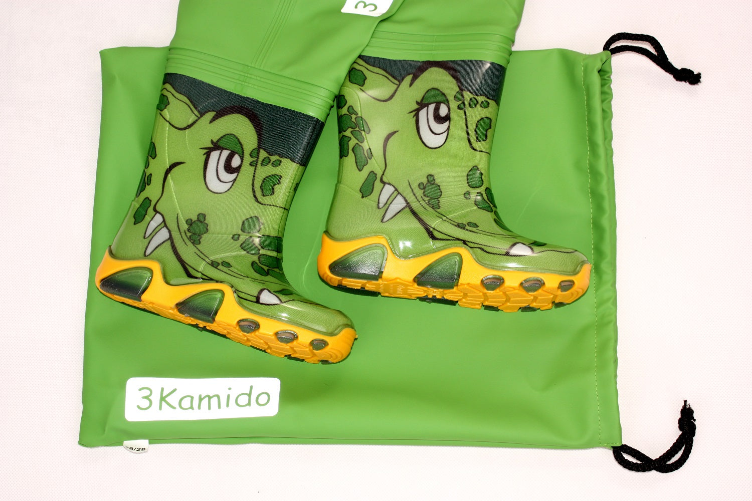 Children's bottoms 3Kamido, waders, waders - CROCODILES, green 32/33 Brand 3Kamido