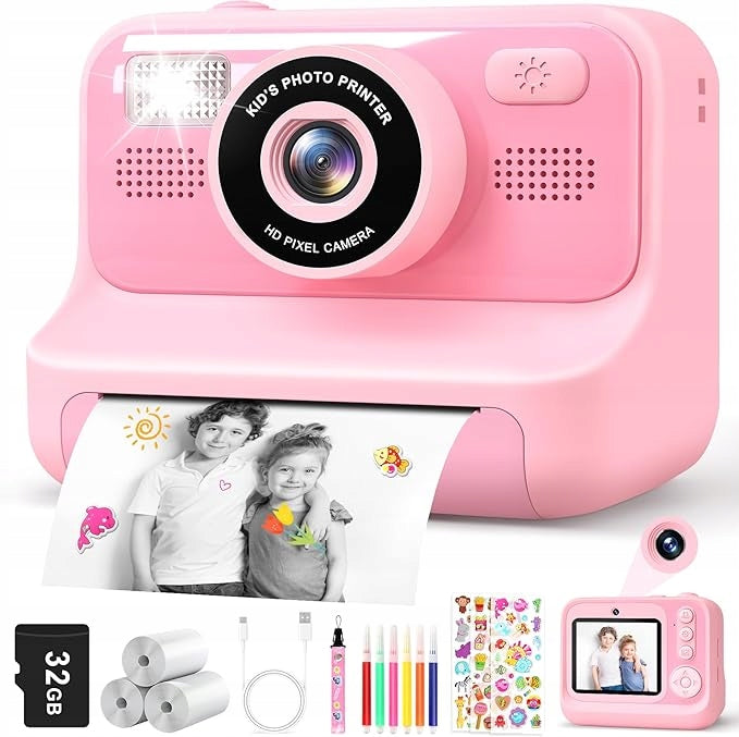 Children's camera digital instant with printer + 3inserts