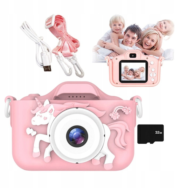 Children's camera pink unicorn Resolution 8 Mpx