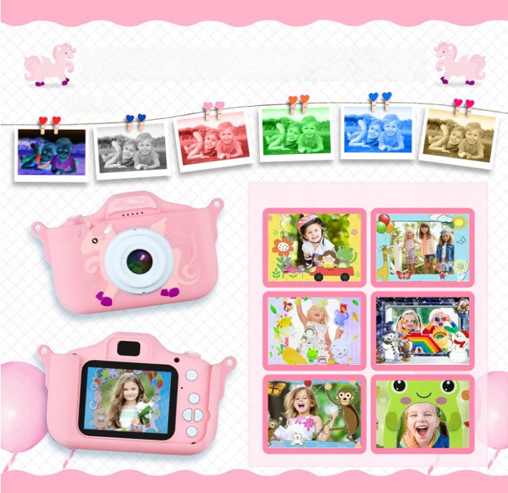 Children's camera pink with unicorn EAN (GTIN) 865280000269