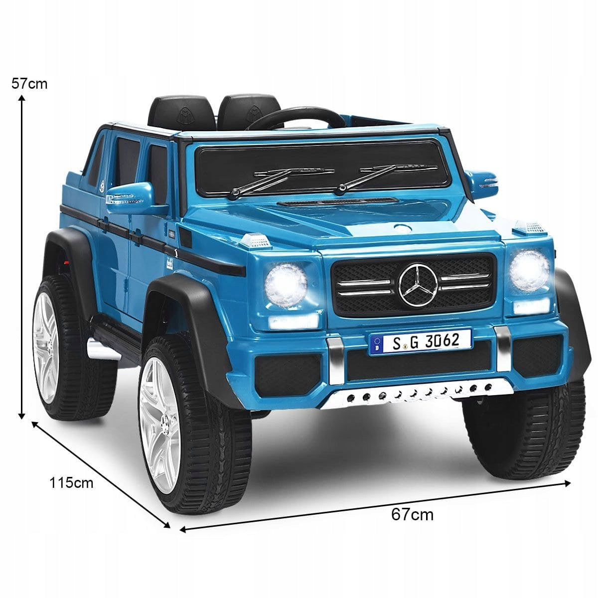 Children's car Mercedes Benz Maybach G650-S LED blue Manufacturer code TQ10259DE-NY