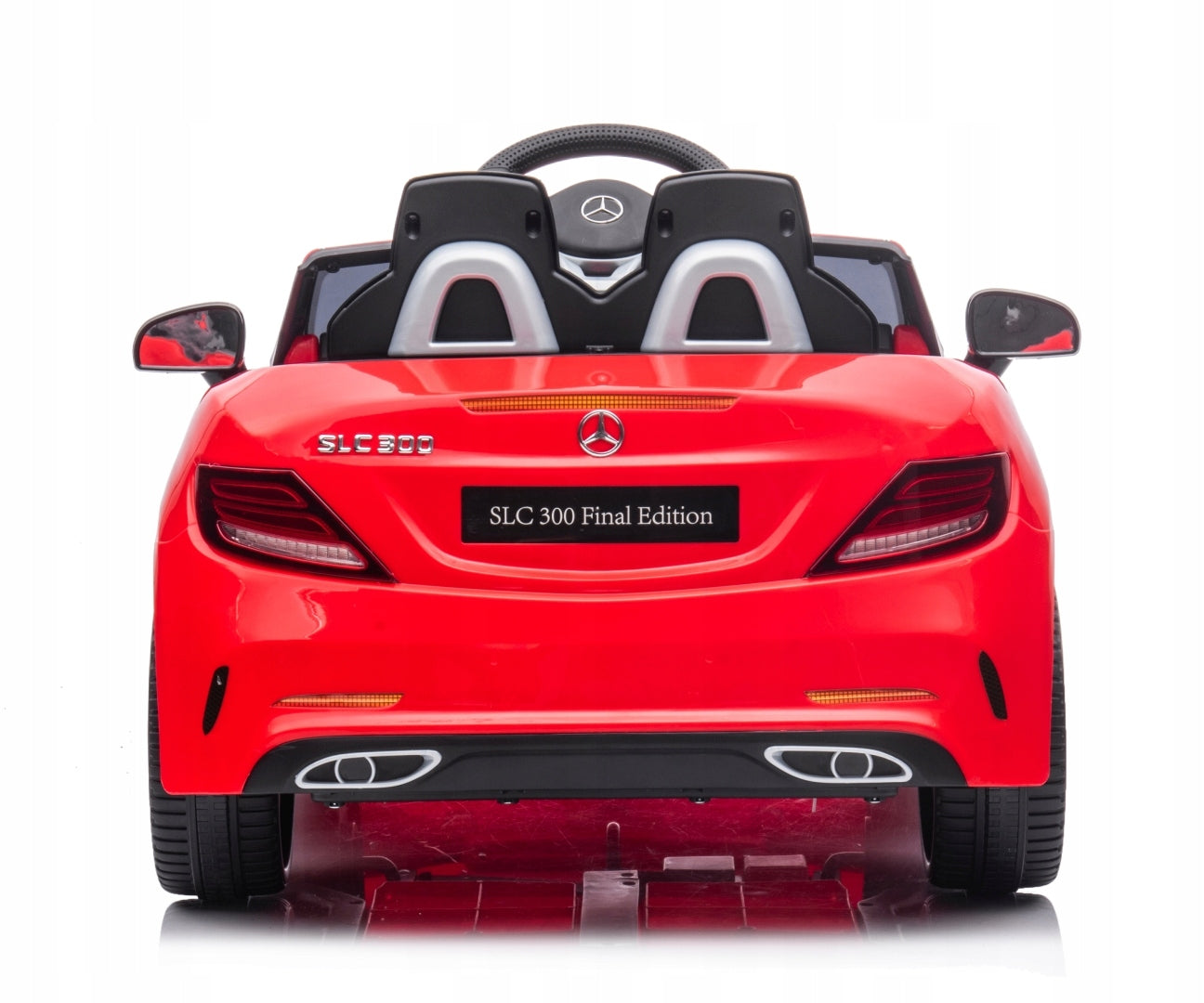 Children's car for electric battery LED Mercedes-Benz SLC Milly Mally Color red