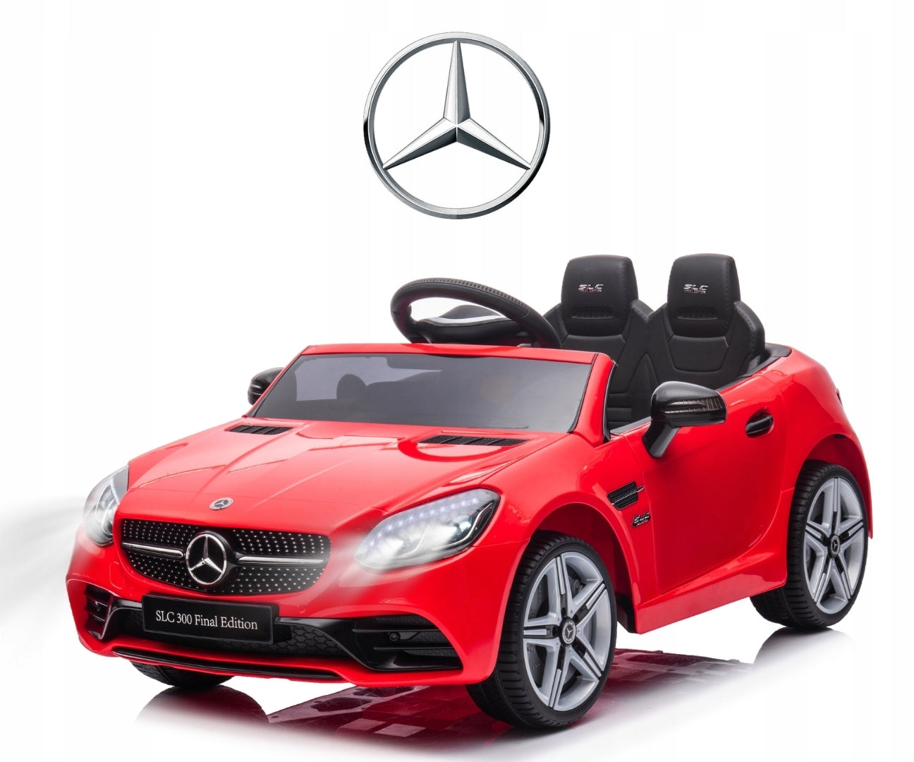 Children's car for electric battery LED Mercedes-Benz SLC Milly Mally
