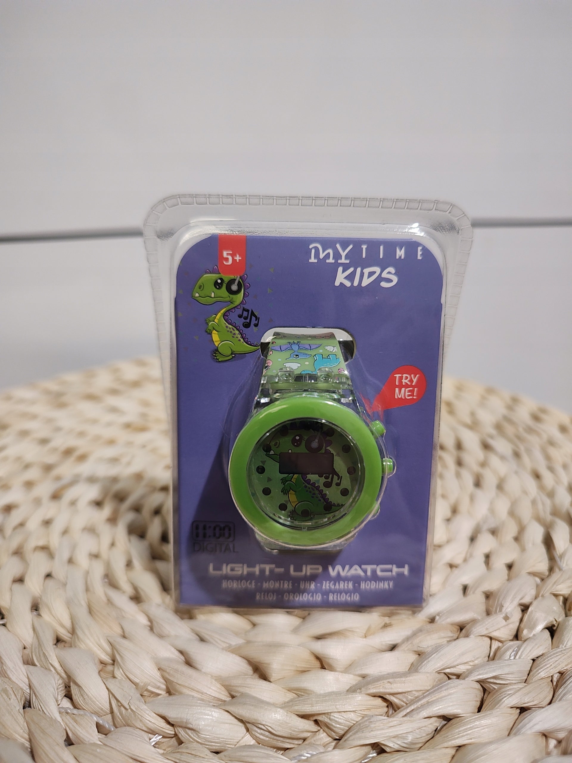 Children's clock MyTime Kids green