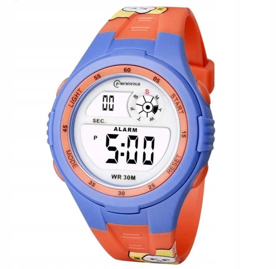 Children's digital watch Mingrui MR2117LK blue