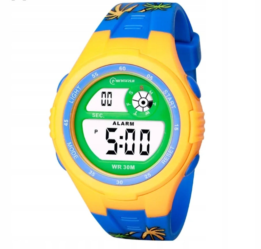 Children's digital watch Mingrui MR2117LK orange