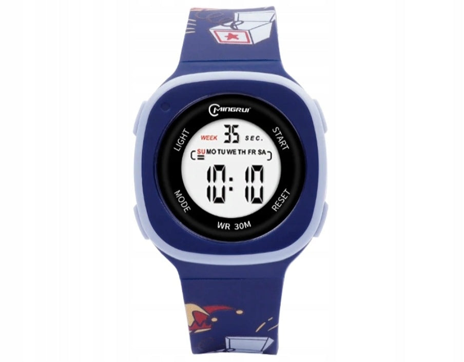 Children's digital watch Mingrui MR2207LK blue