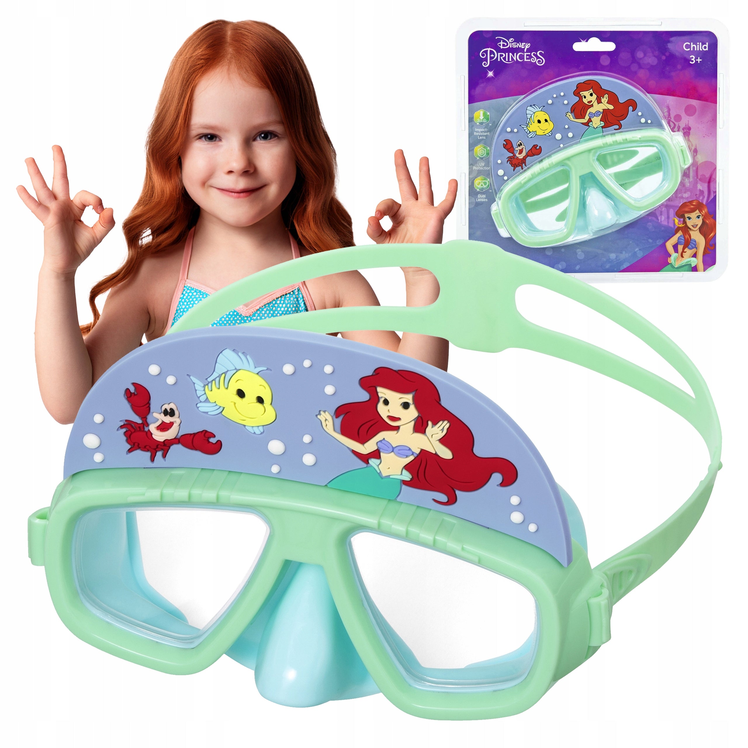Children's diving mask, glasses Bestway 9103D green Brand Bestway