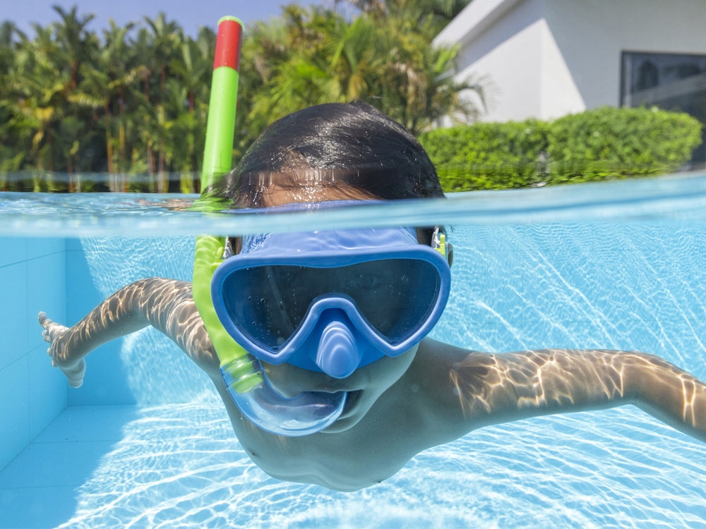 Children's diving set glasses mask tube Bestway 24036 2 colors Color multicolor