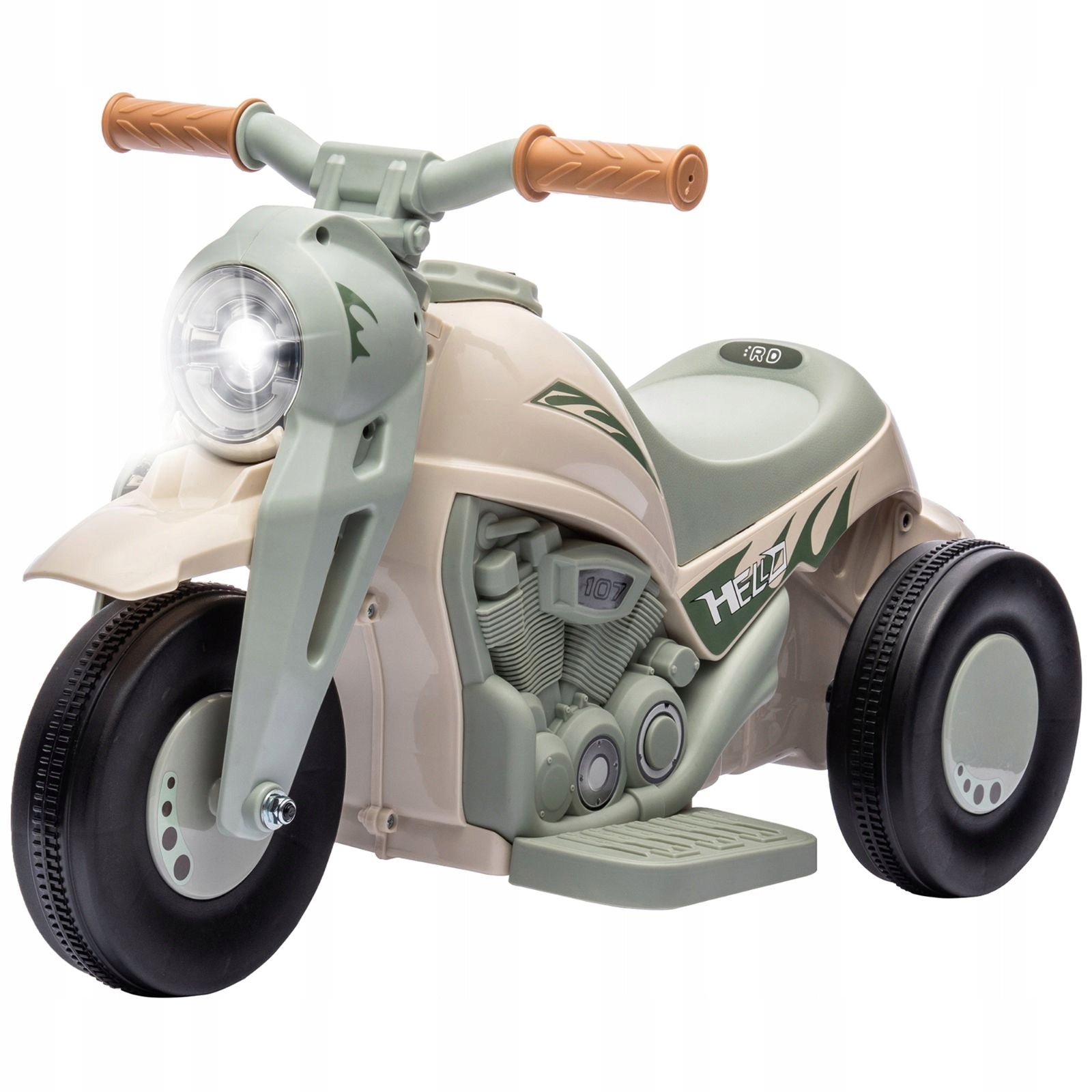 Children's electric motorcycle 6V, music, bubbles, 2,5-3 km/h
