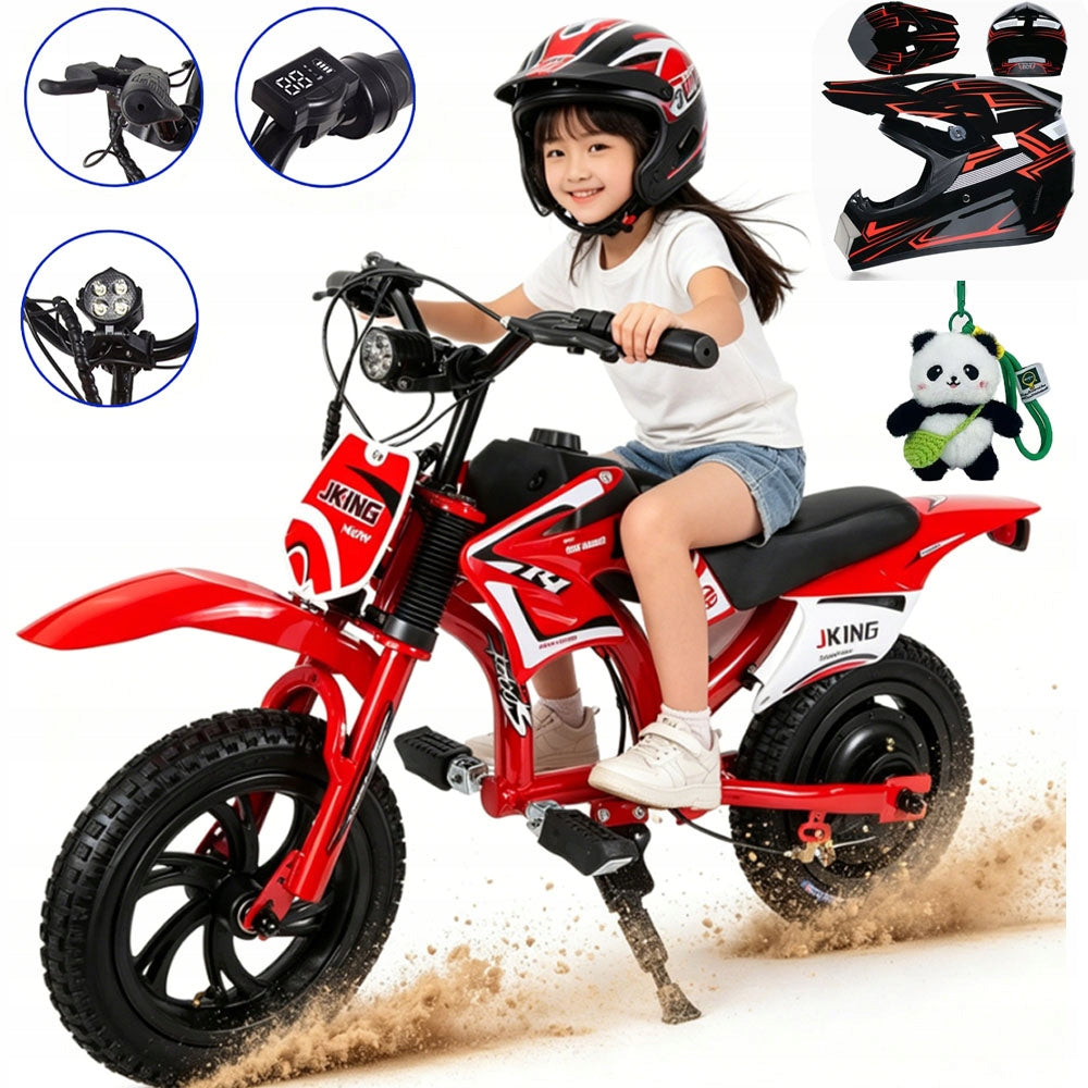 Children's electric motorcycle JKING C6 300W 16km/h 25,2V 2600mAh LED