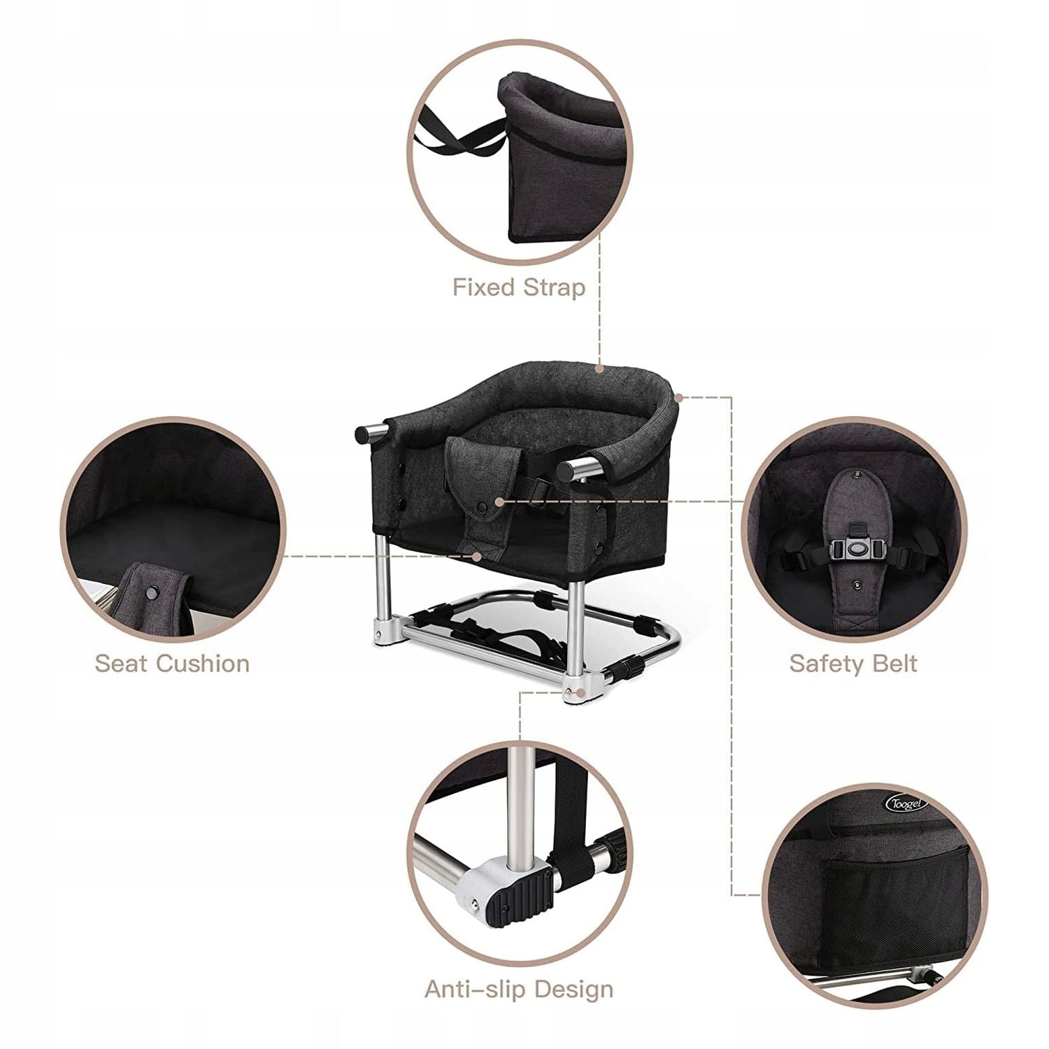 Children's folding chair for feeding 6-36 months Brand no brand