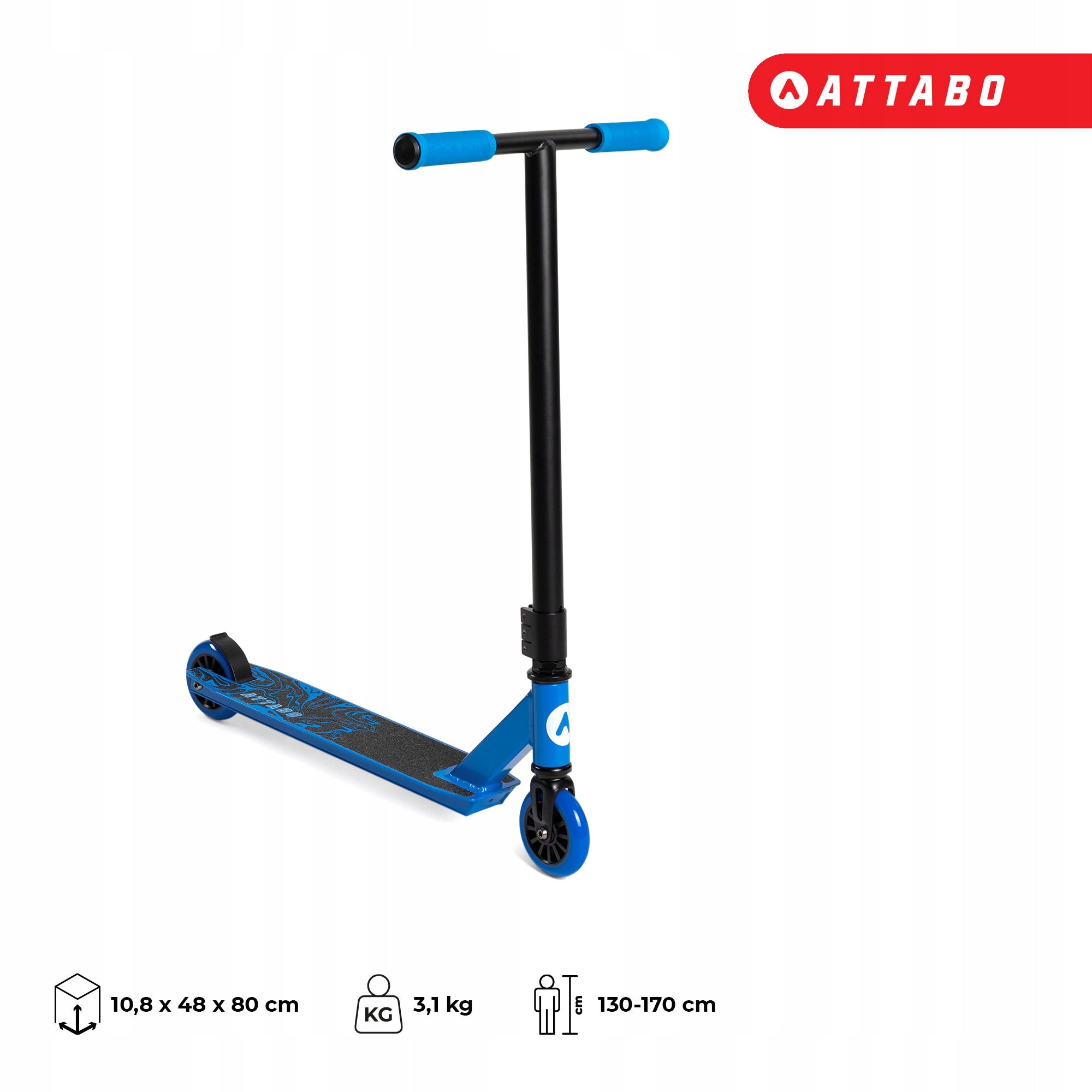 Children's freestyle scooter ATTABO Bunny Hop blue OS Packaging status original