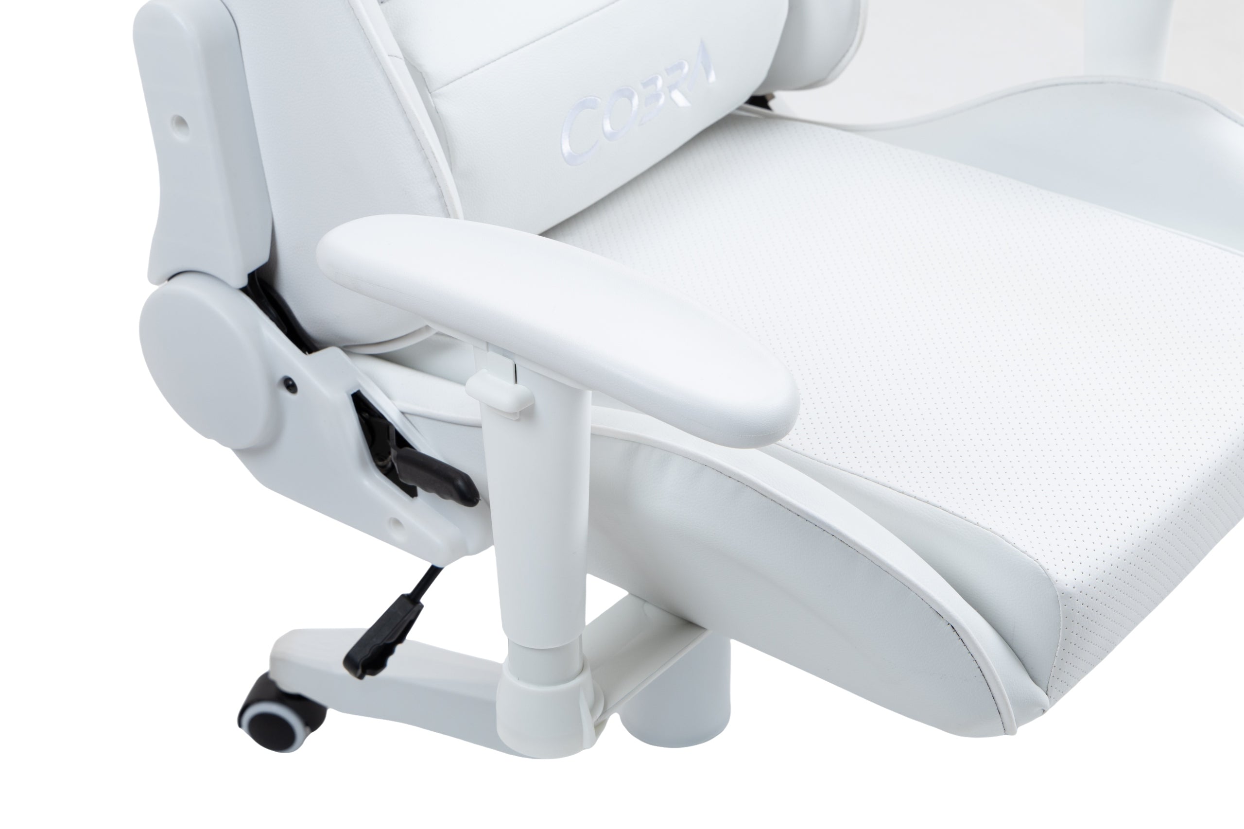 Children's gaming chair Cobra REBEL CR207 White swivel ergonomic Furniture height 120 cm
