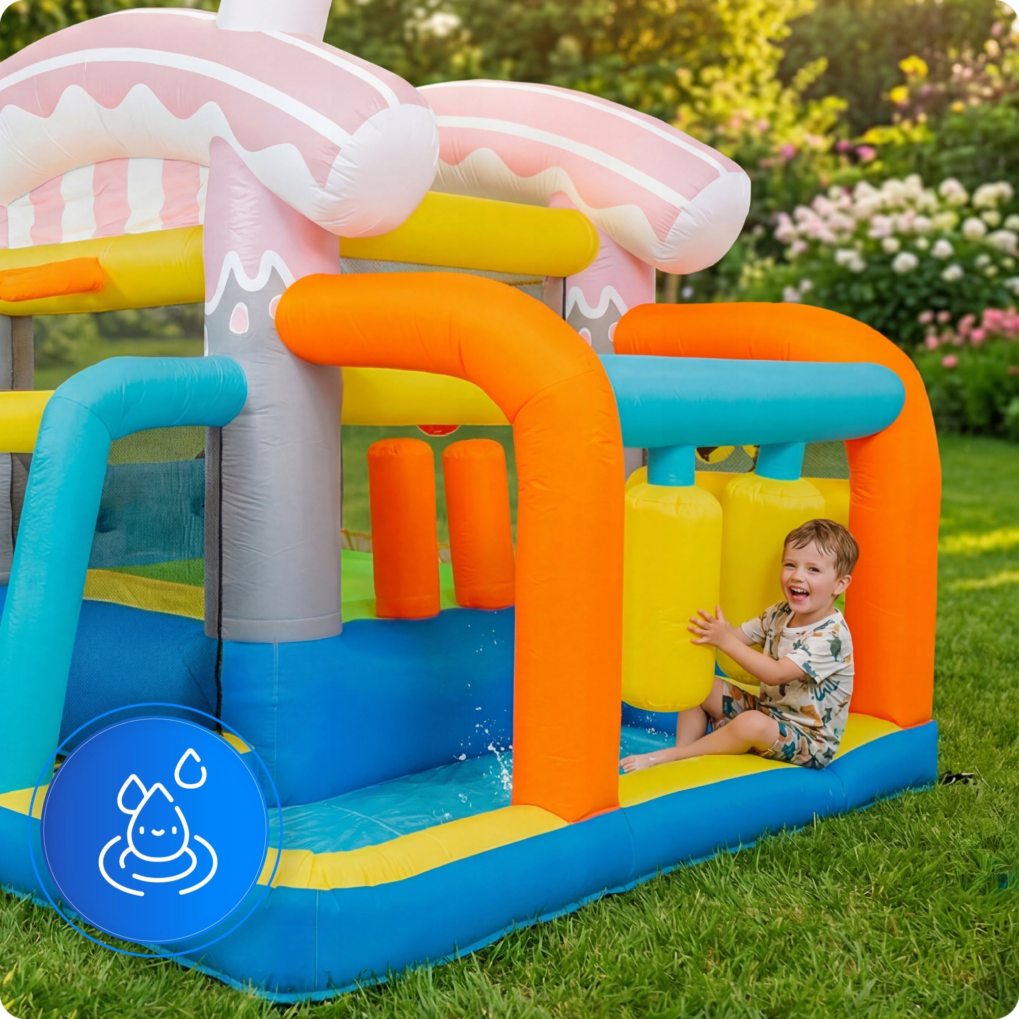 Children's garden inflatable castle square toys water slide Kind Inflatable