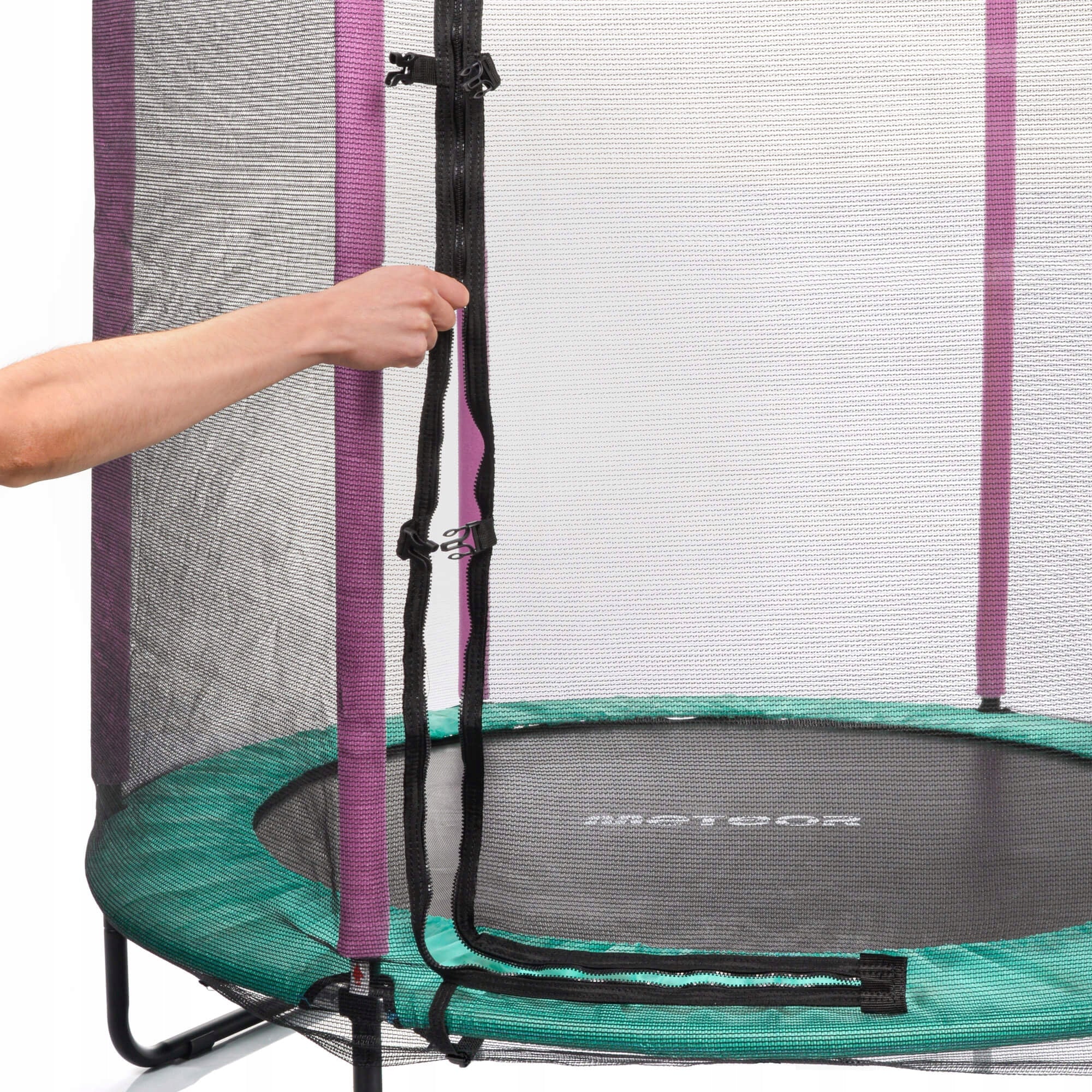 Children's garden trampoline with outdoor net Meteor 4,5 ft 140 cm Manufacturer code 17448