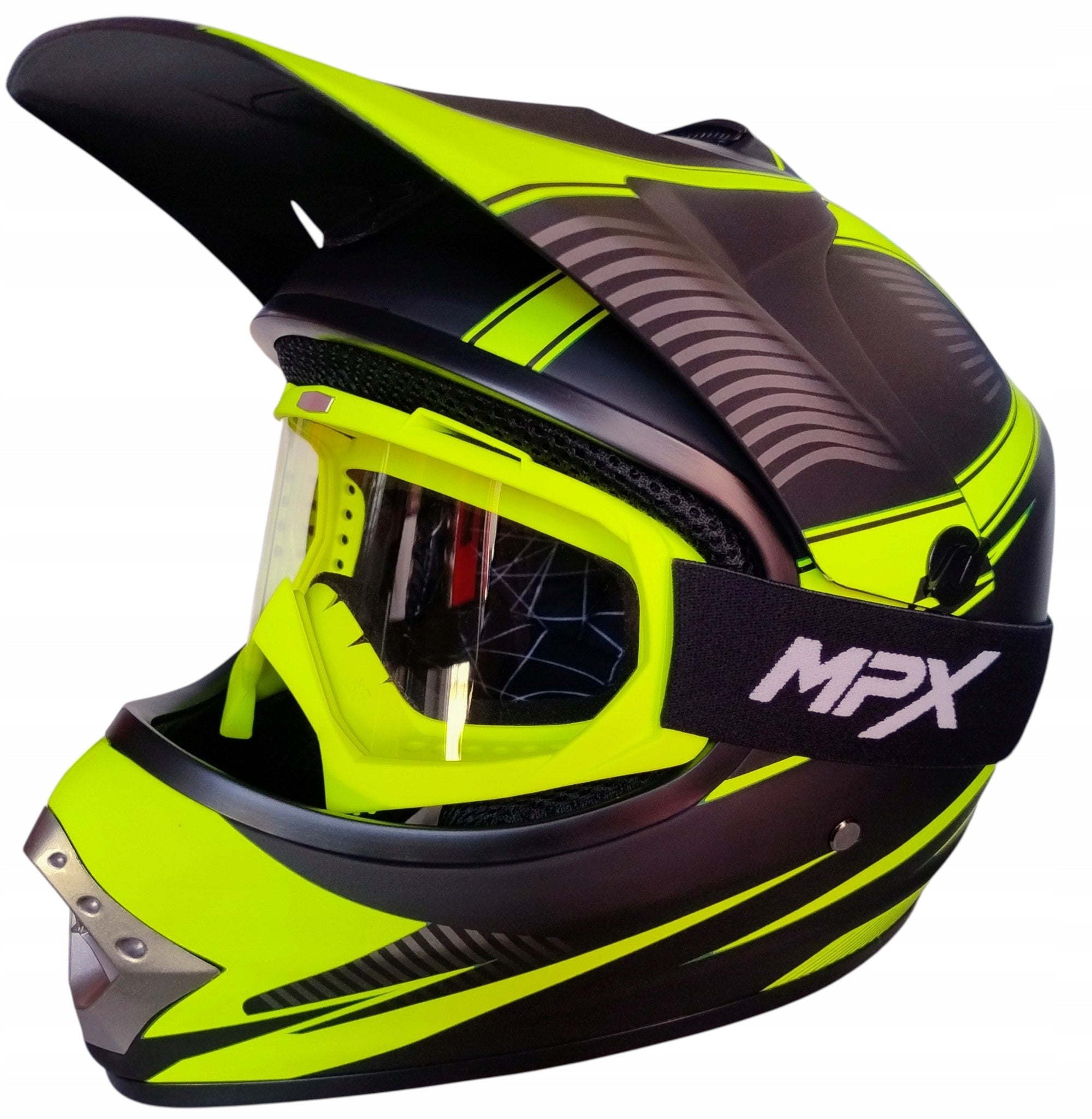 Children's helmet Cross+Gogle Enduro Quad ATV BMX Cross Scooter XS 51-52 cm