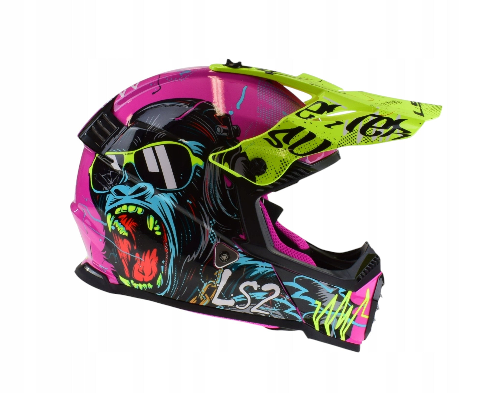 Children's helmet for quad cross LS2 MX437 FAST EVO MINI GORILLA L Manufacturer's catalog number 46437J207L