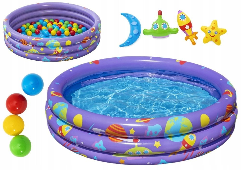 Children's pool 102x 25 with Space Balls BESTWAY 52466