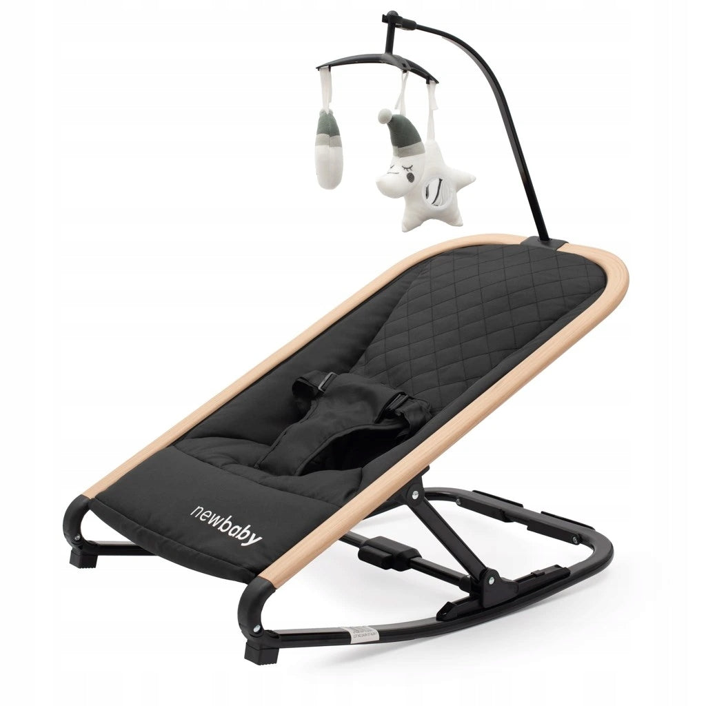 Children's rocker Snuggle black