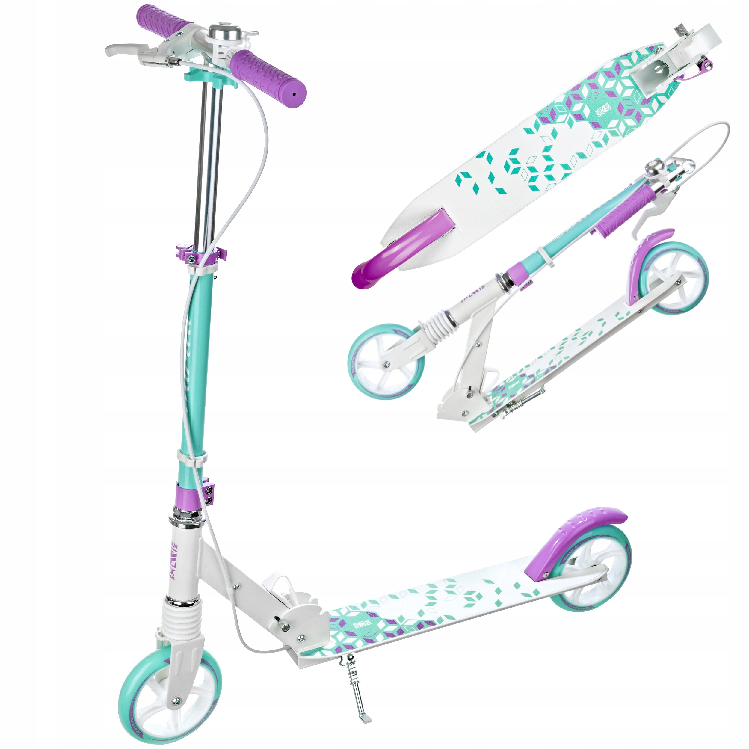 Children's scooter RAVEN Marita 145mm with shock absorber brake and bell