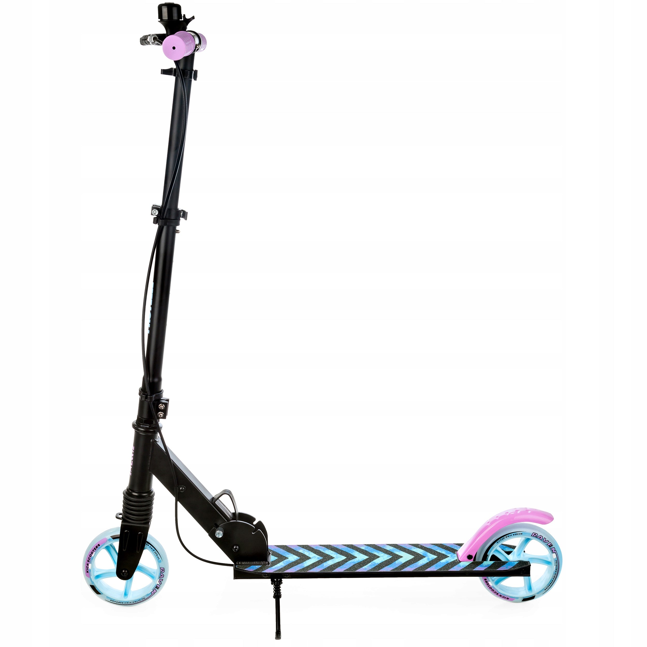Children's scooter RAVEN Pastelle Black 145mm shock absorption brake bell Brake yes