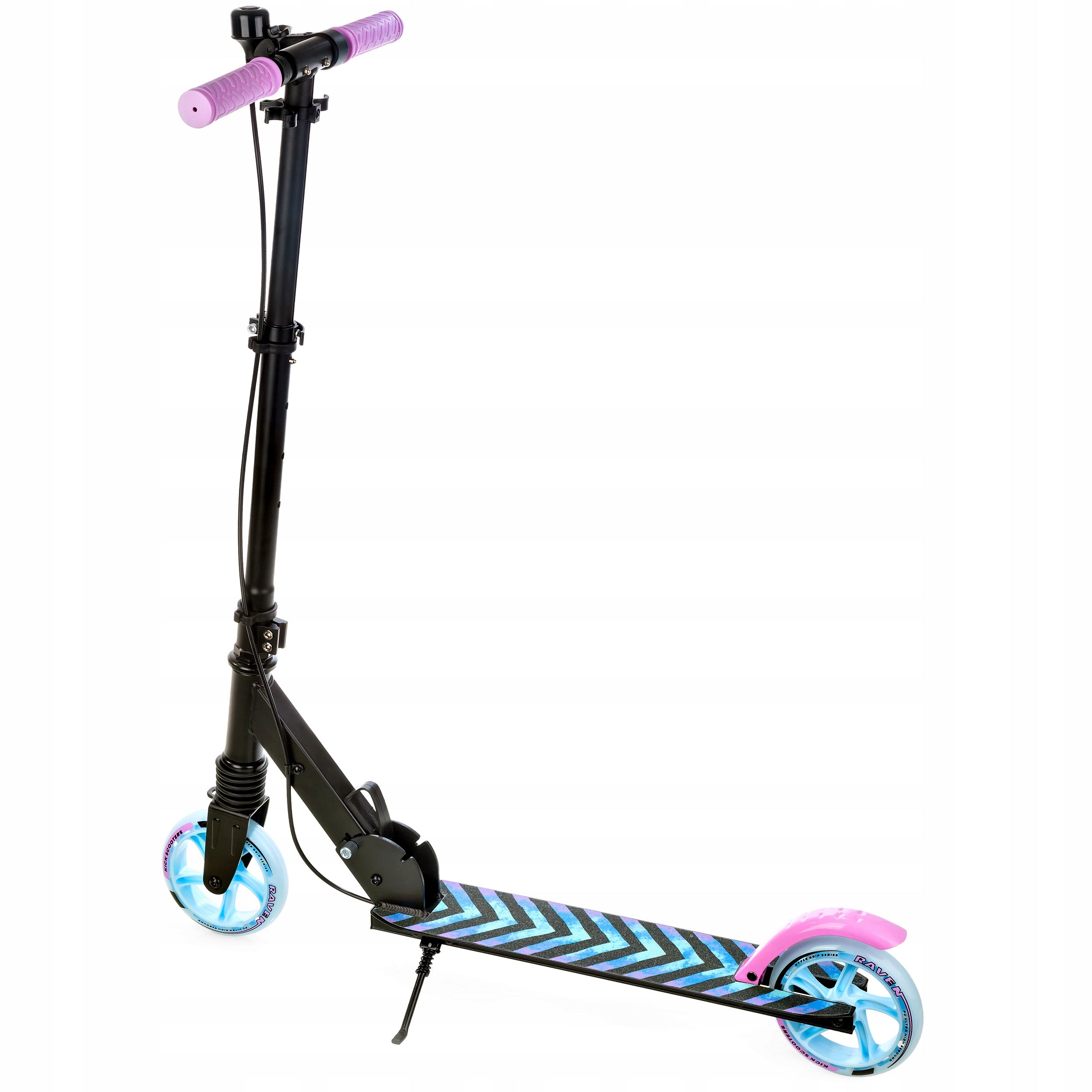 Children's scooter RAVEN Pastelle Black 145mm shock absorption brake bell Number of wheels 2