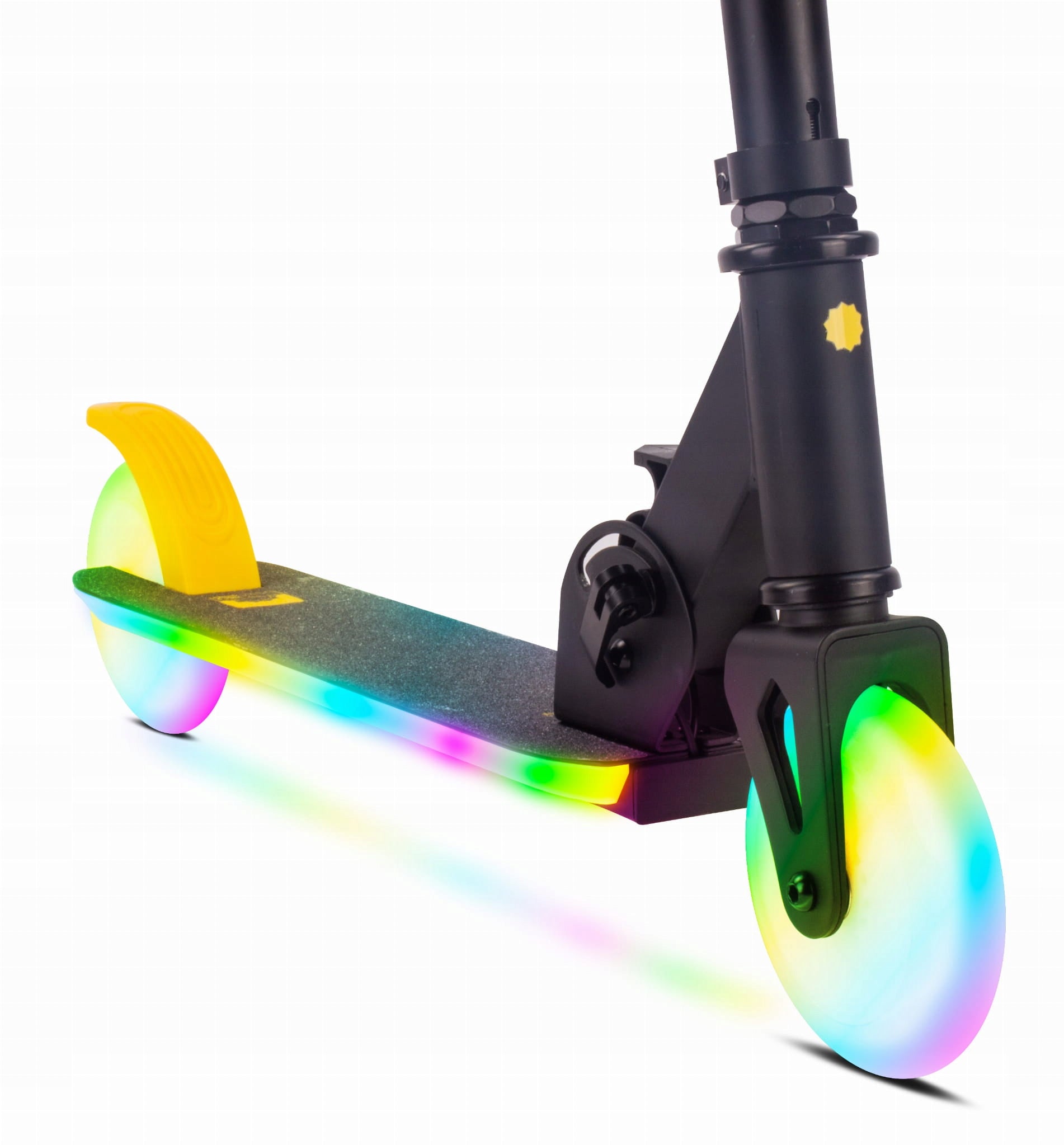 Children's scooter folding two-wheeled adjustable LED 7 colors 20programs Brake yes