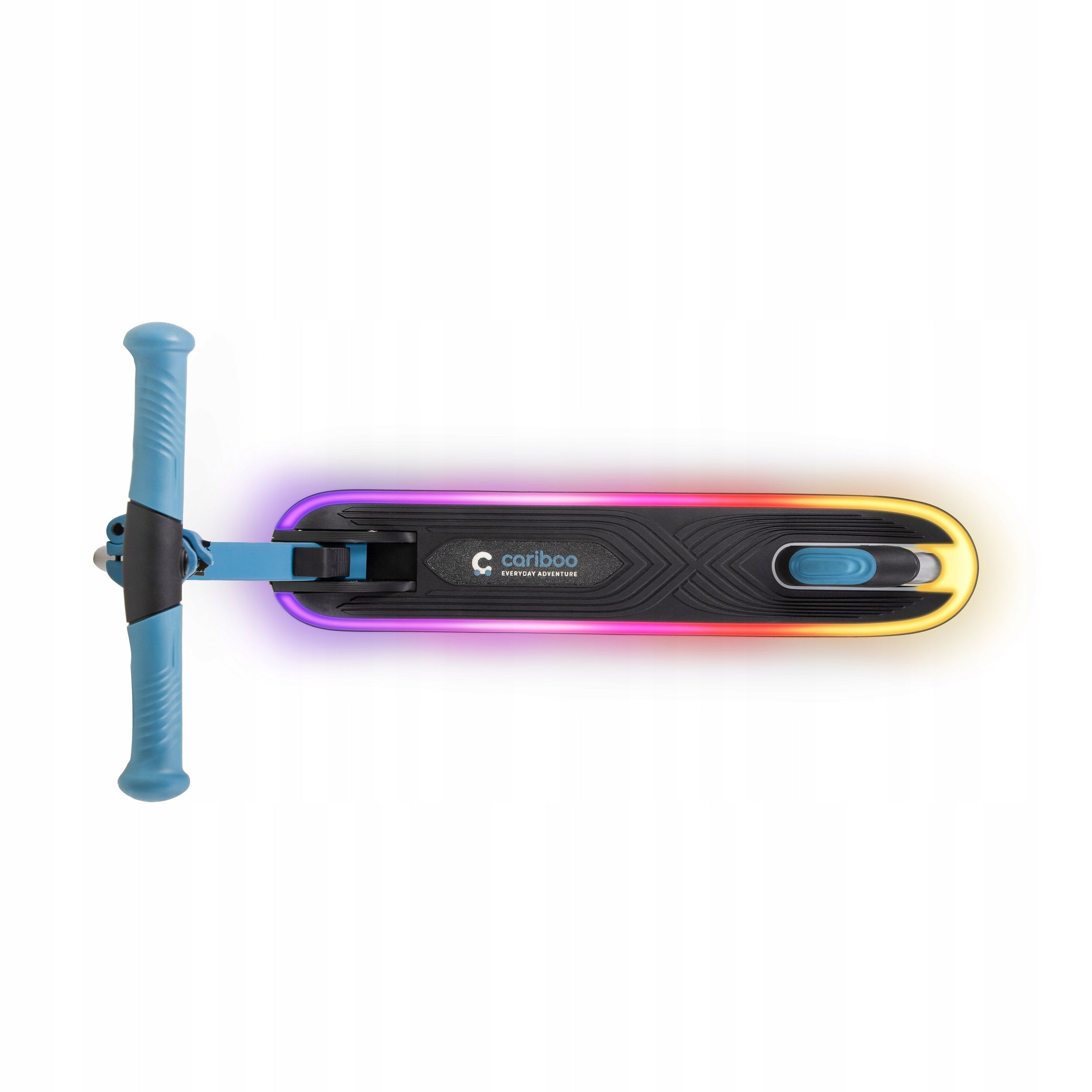 Children's scooter two-wheeled folding CARIBOO LEDstar LED backlight Brand Cariboo