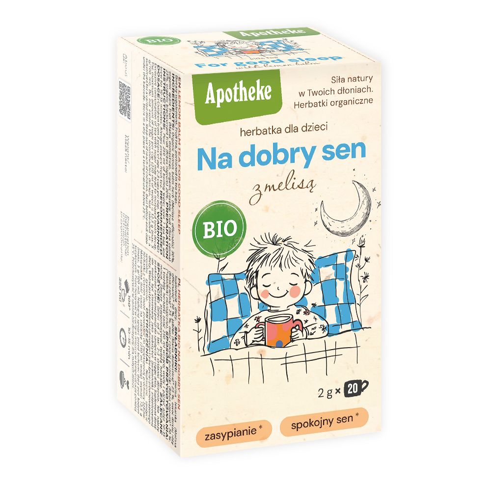 Children's sleep tea BIO VEGAN 20x2 g APOTHEKE - 3 pcs. Brand Apotheke