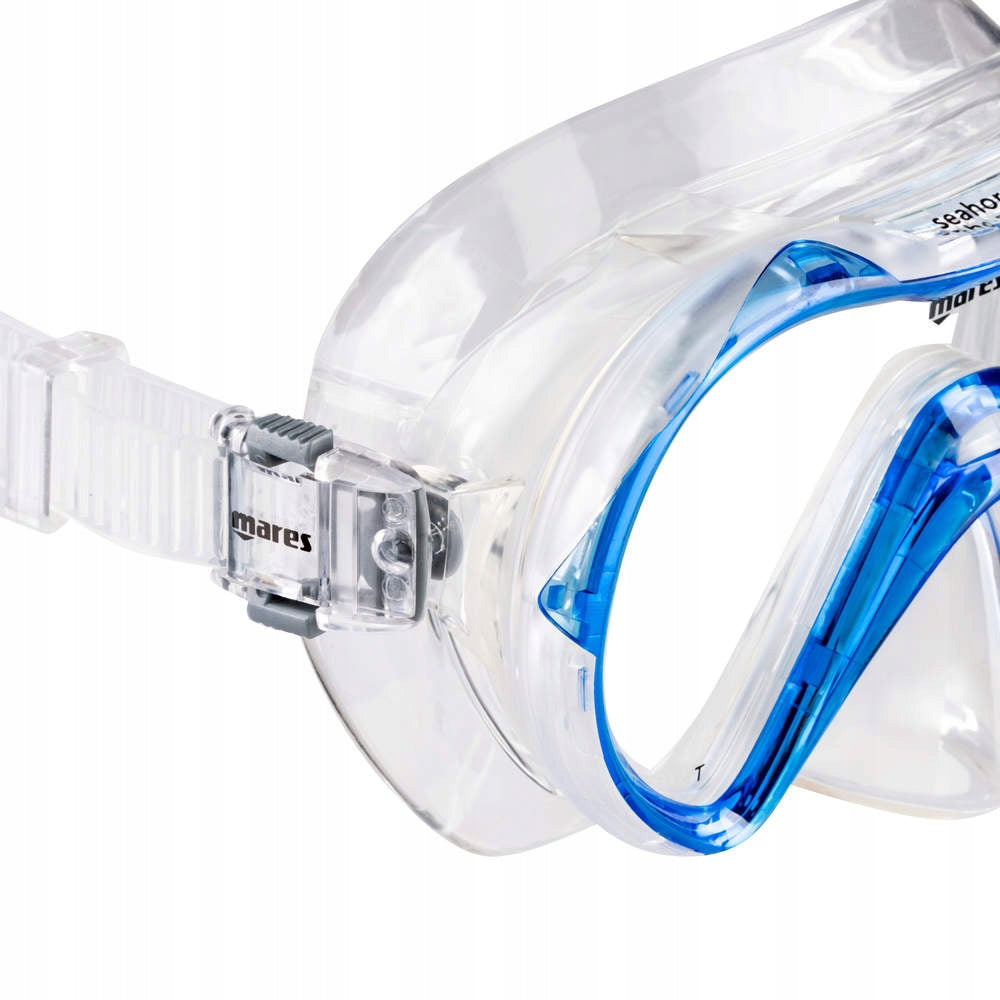 Children's snorkelling diving mask, Mares Seahorse blue Manufacturer code 411075-411241
