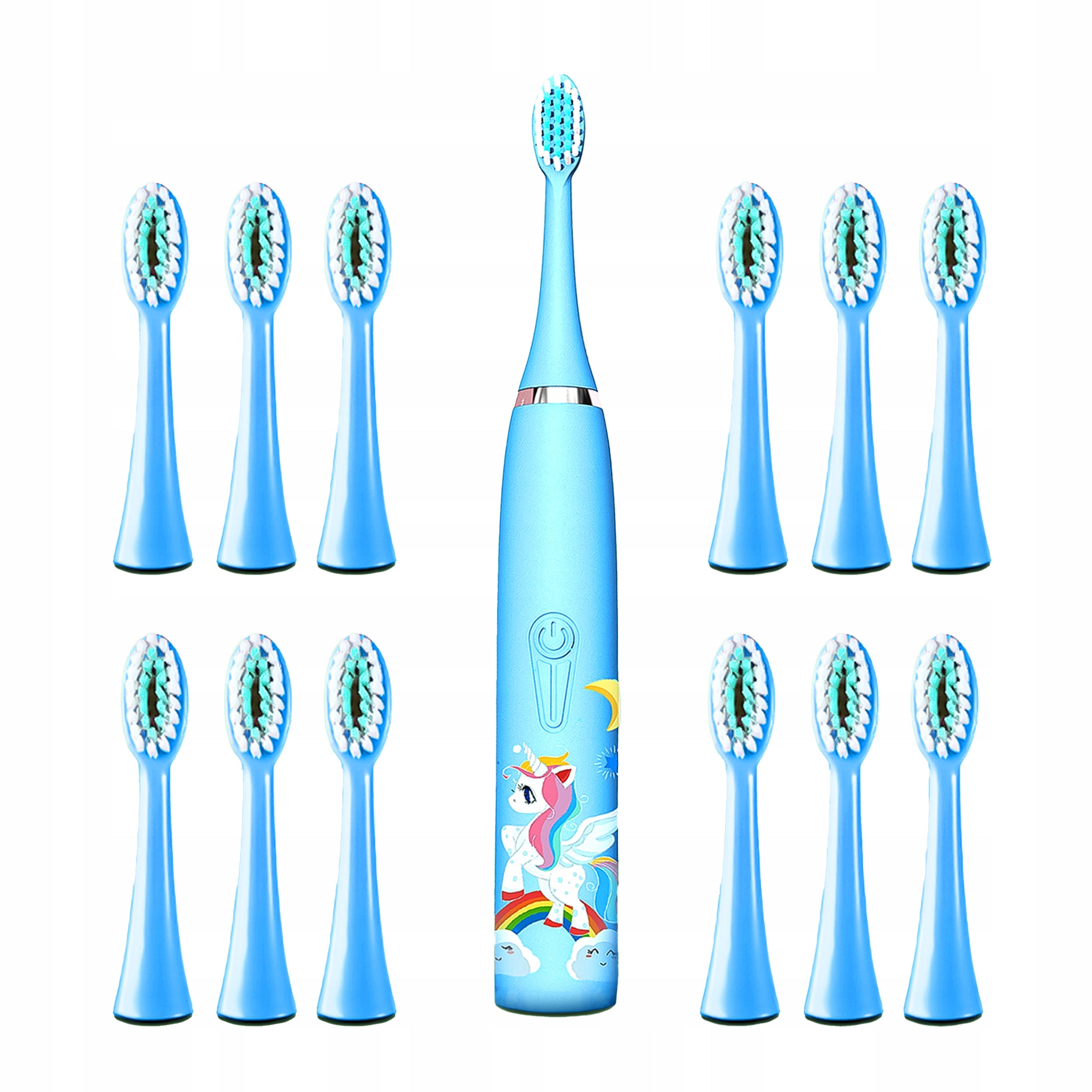 Children's sonic toothbrush USB 12 heads timer quiet waterproof Manufacturer code ttst2568