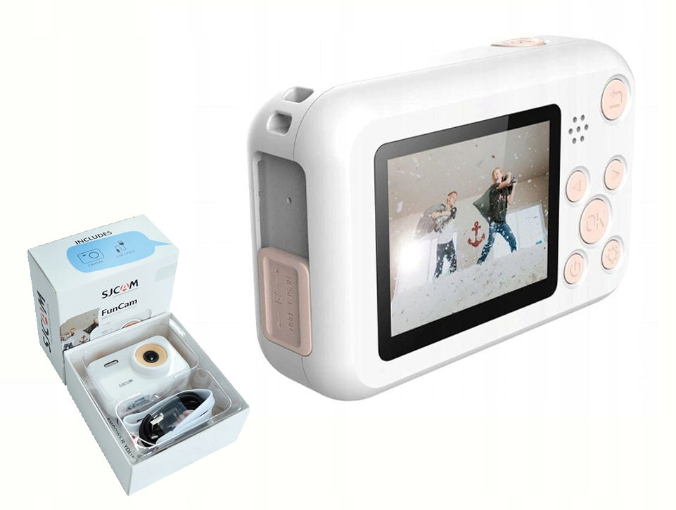 Children's sports camera SJCAM Funcam Full HD gift FOR CHILD white