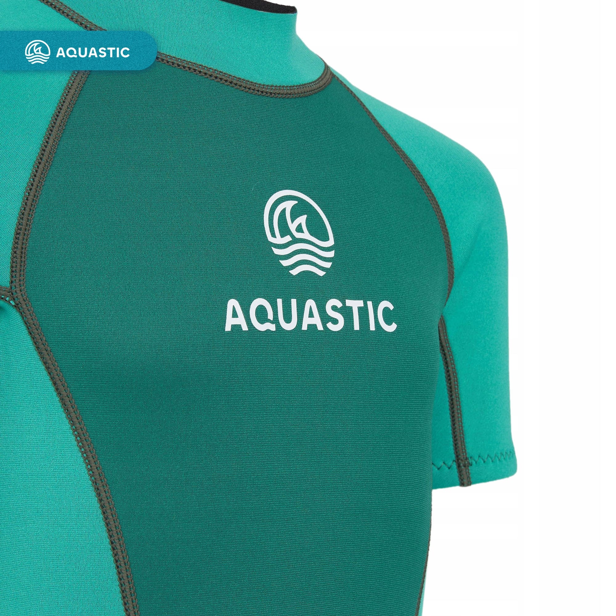 Children's swimming foam AQUASTIC Wavey Jrg 2 mm turquoise 100-112 cm Collection wiosna/lato