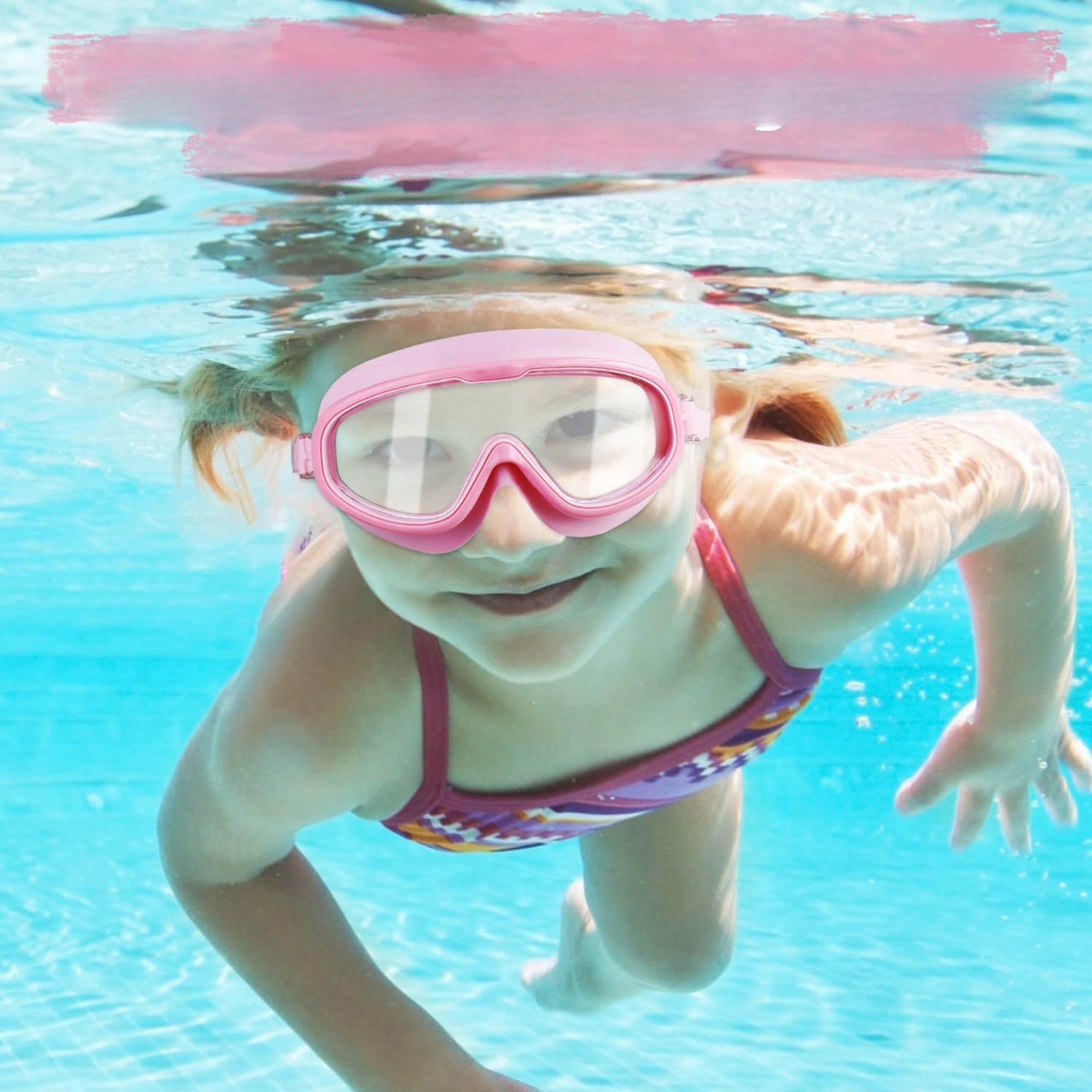 Children's swimming set with UV filter glasses swimming goggles cap Manufacturer code Zestaw pływacki dla dzieci z filtrem UV okula